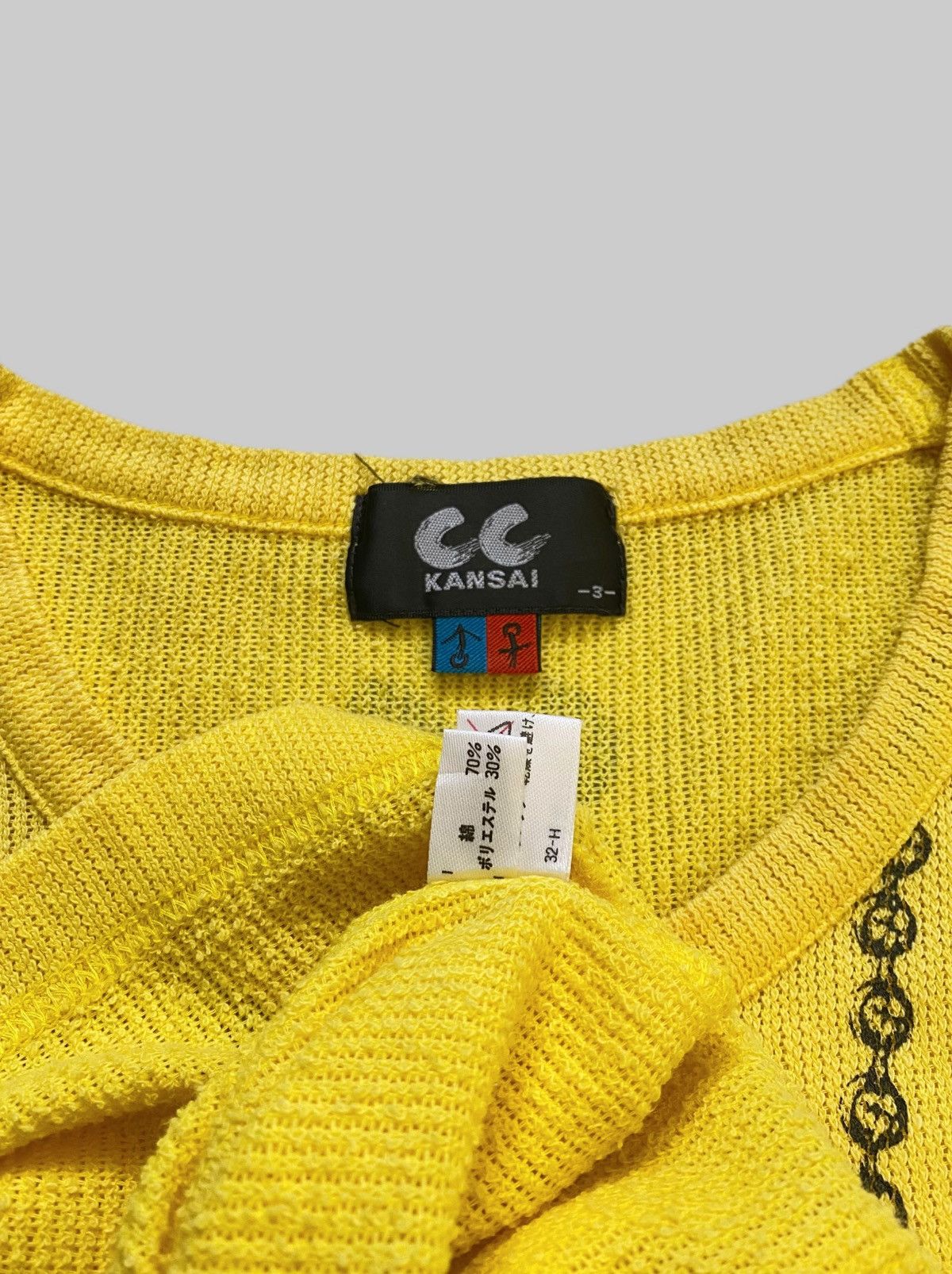 Kansai Yamamoto Vintage Kansai Yamamoto ( Kansai Man + CC ) Tshirt Size US L / EU 52-54 / 3 - 4 Thumbnail