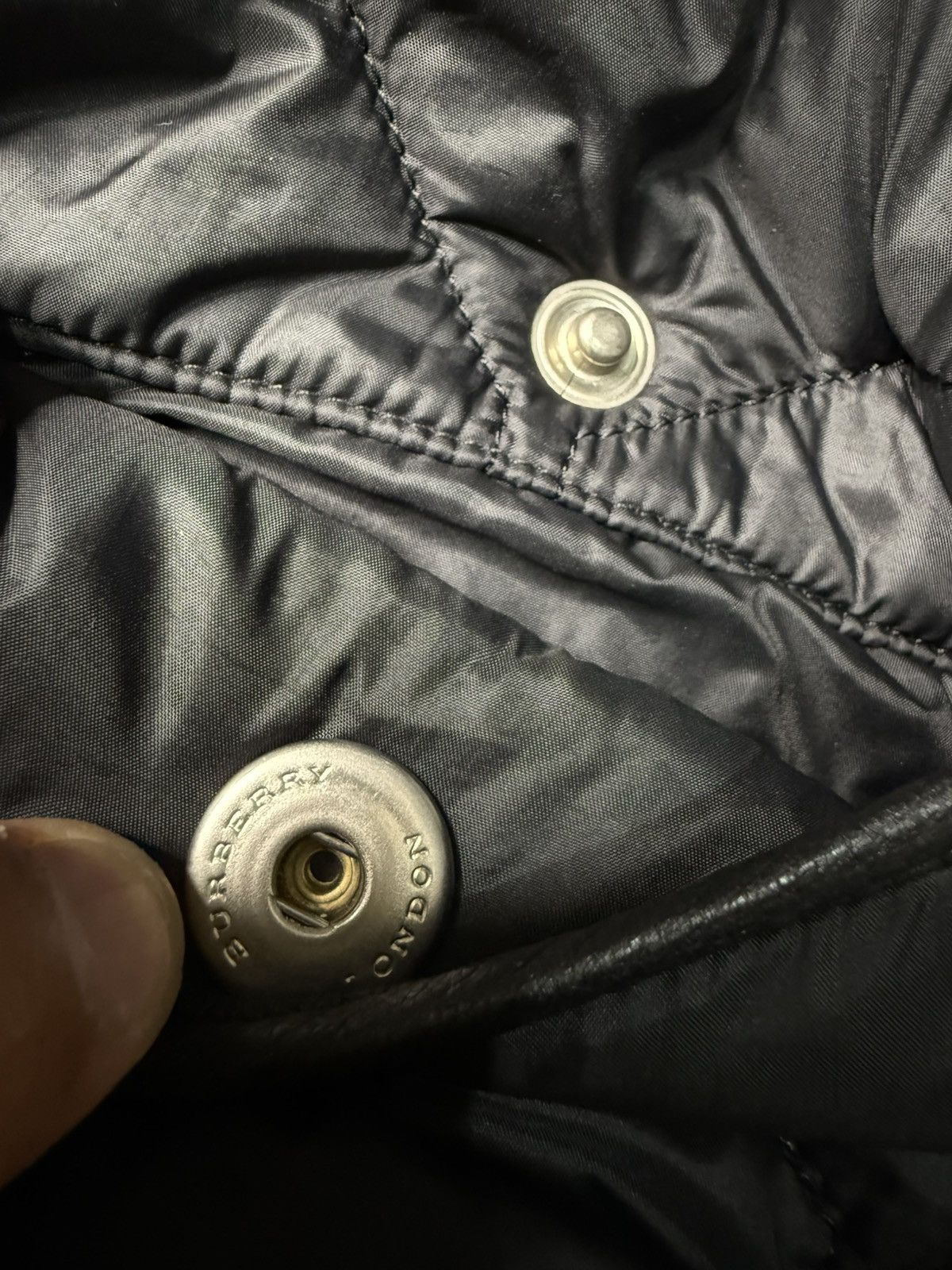 Burberry Burberry London Trimmed Leather Quilted Jacket Size US L / EU 52-54 / 3 - 11 Thumbnail