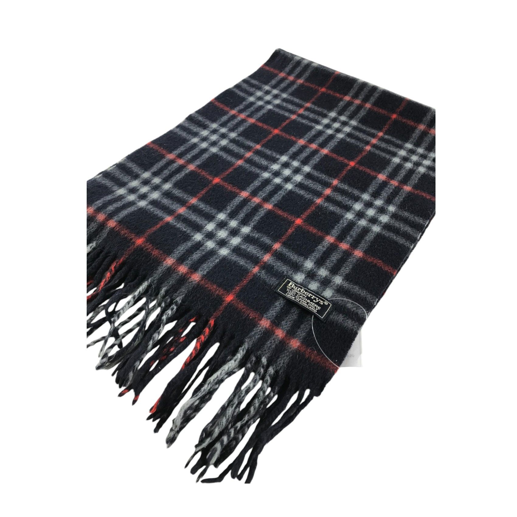 Burberry × Vintage Burberry Scarf / Muffler / Neckwear - WW2746 Size ONE SIZE - 3 Thumbnail