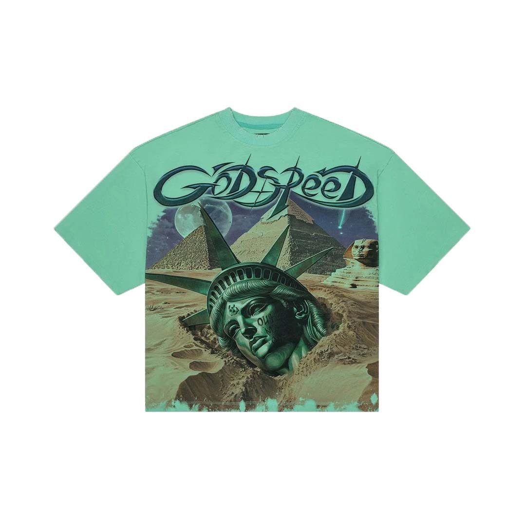 Godspeed Mother Cairo Teal Tee Size US XL / EU 56 / 4 - 1 Thumbnail