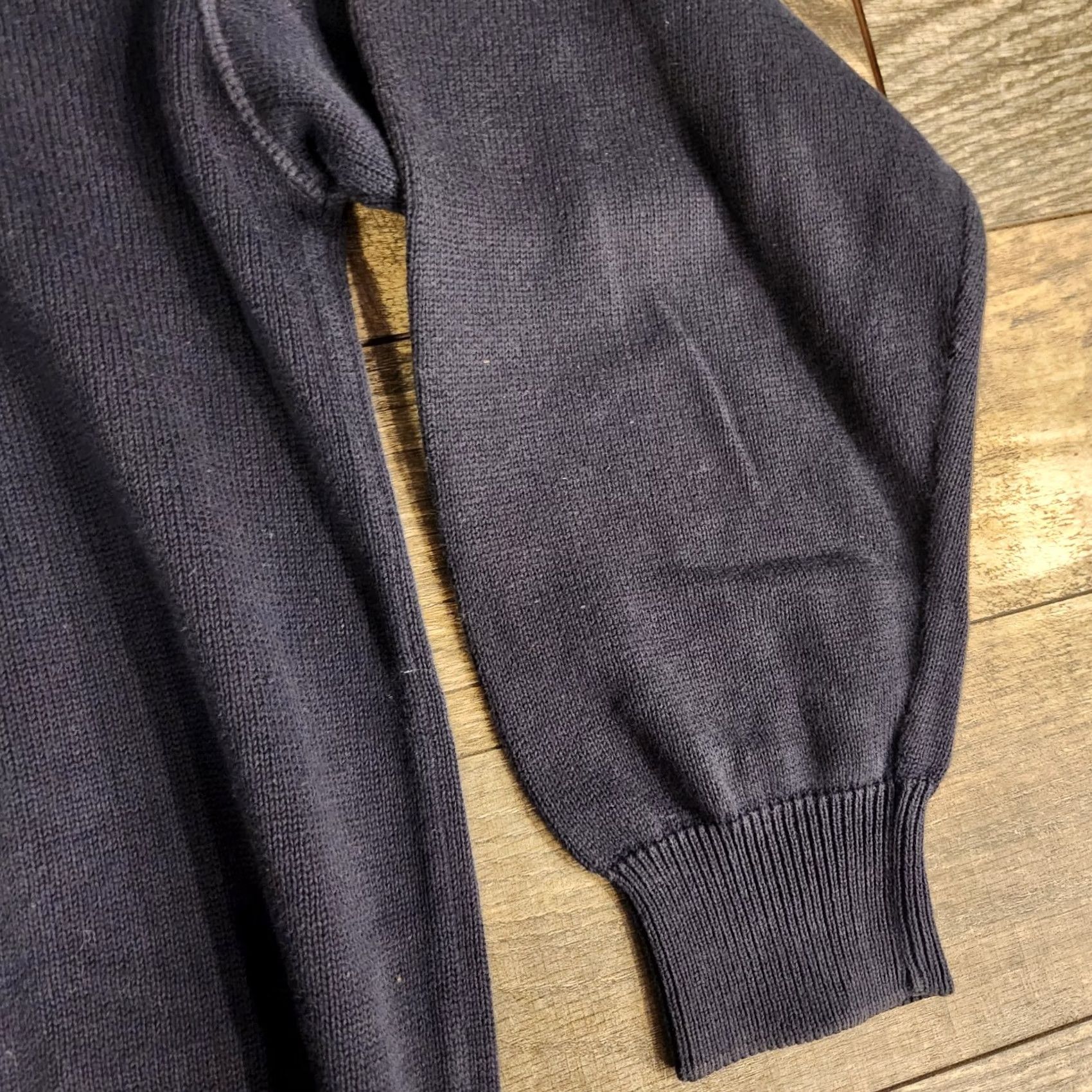 Vintage VINTAGE Iceberg Sweater Mens XL Navy Blue Knit Embroidered Sailing 90s Pullover Italy Size US XL / EU 56 / 4 - 3 Thumbnail