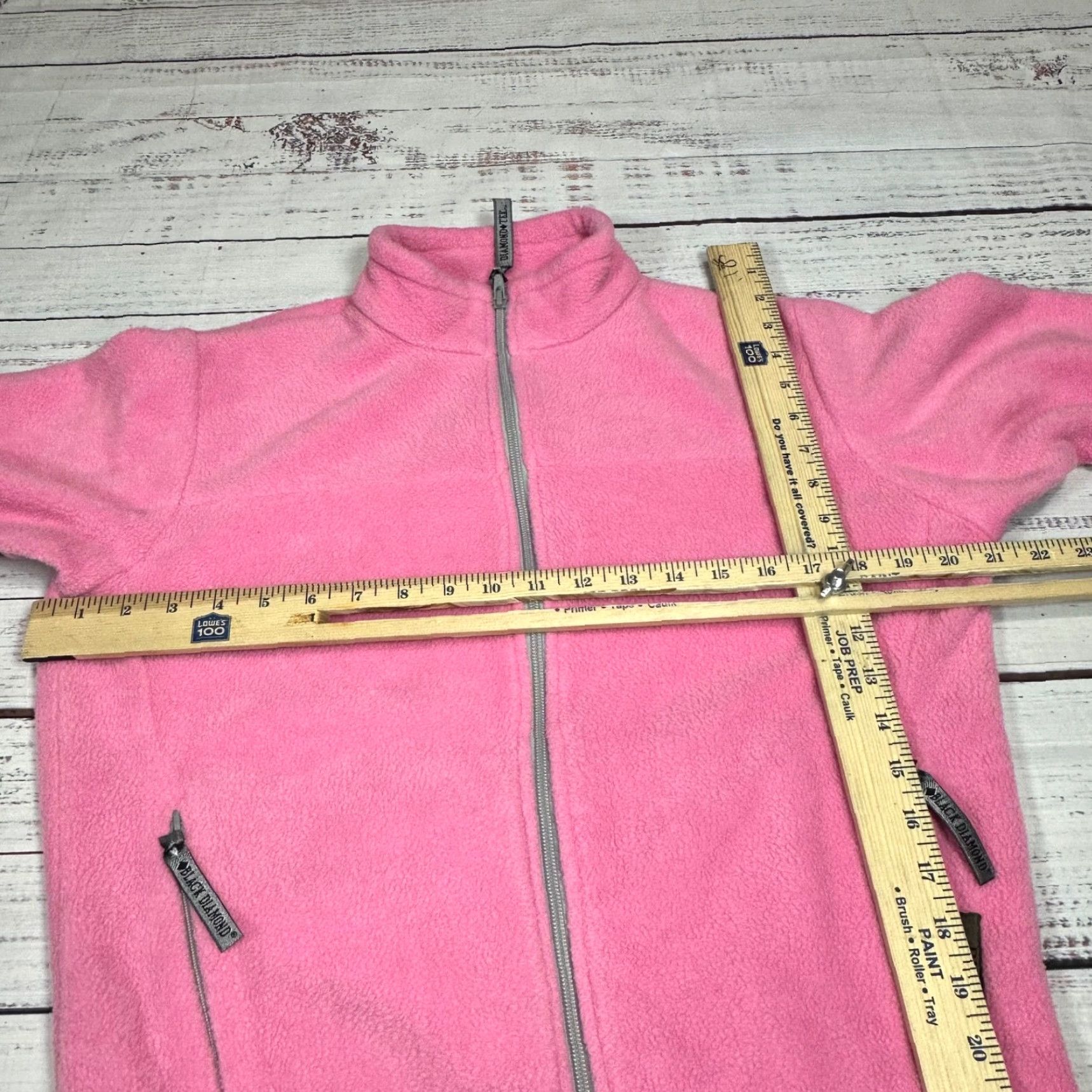 Black Diamond Black Diamond Womens Front Zip Fleece Jacket Sz M Pink Pockets Long Sleeve USA Size M / US 6-8 / IT 42-44 - 3 Thumbnail
