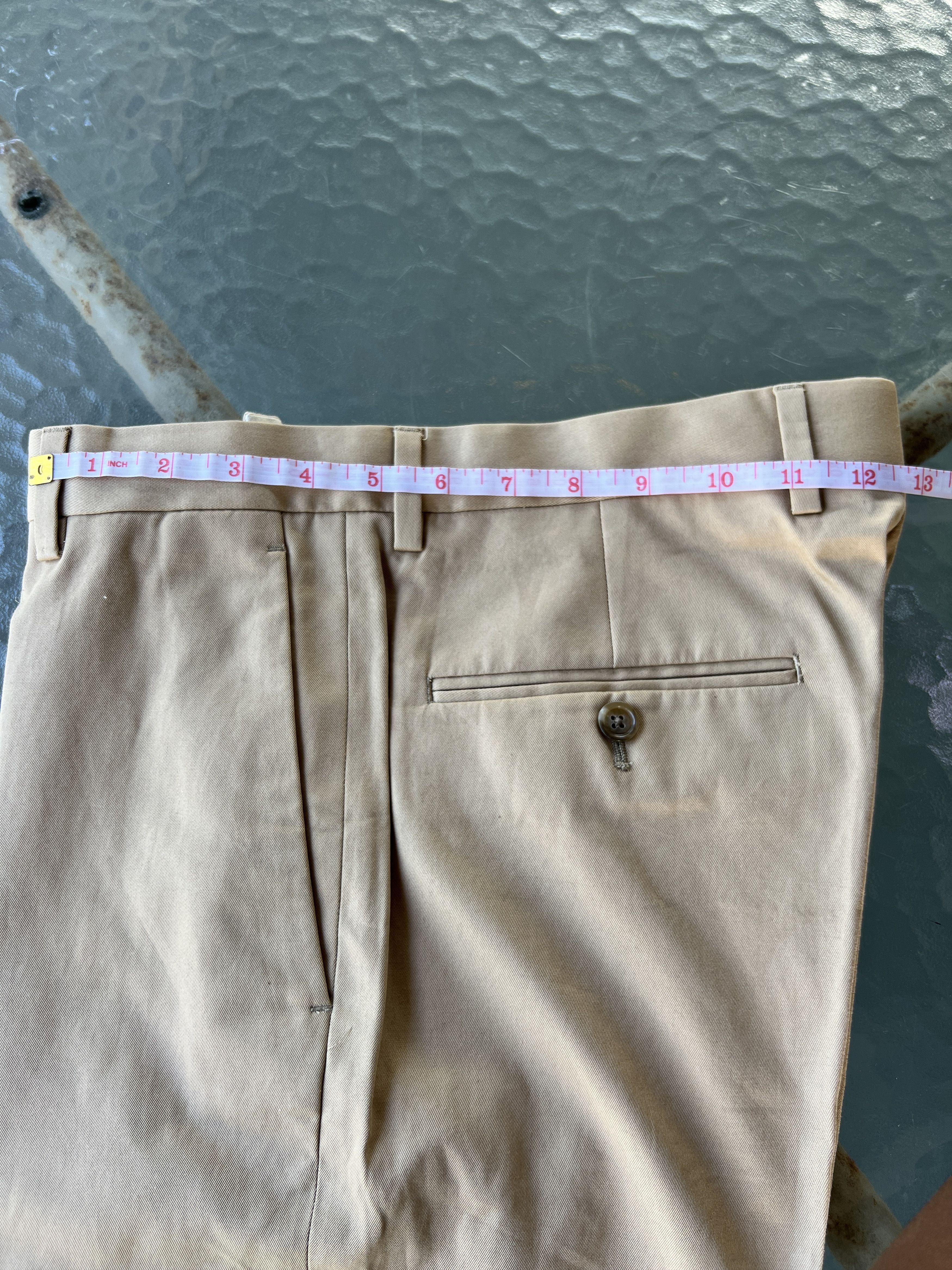 J.Crew J.Crew Men’s White Dress Pants – Classic Tailored Style Size 38S - 4 Thumbnail