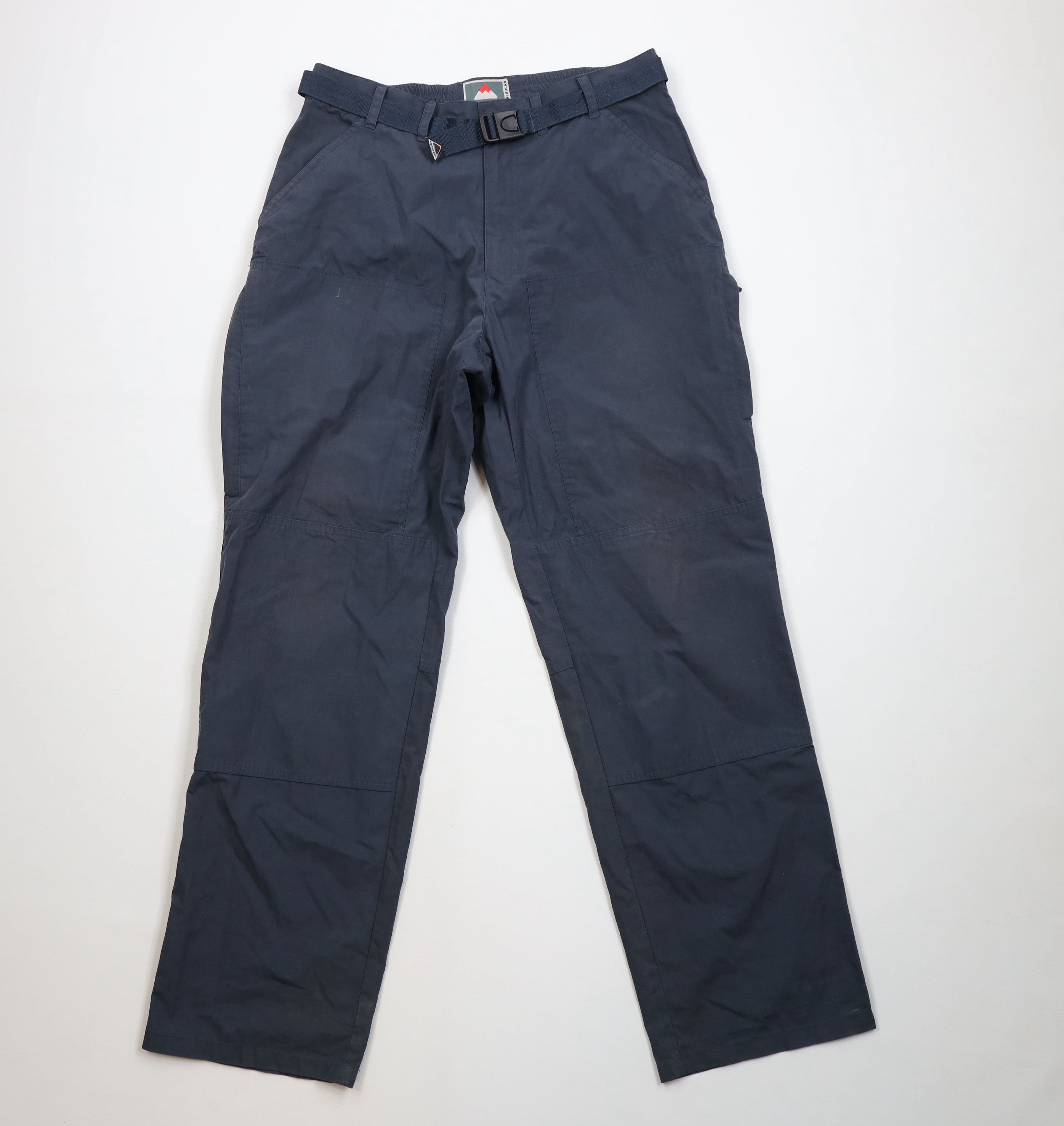 Vintage Vintage 90s Streetwear Hiking Trekking Pants Steel Blue Size US 32 / EU 48 - 1 Thumbnail