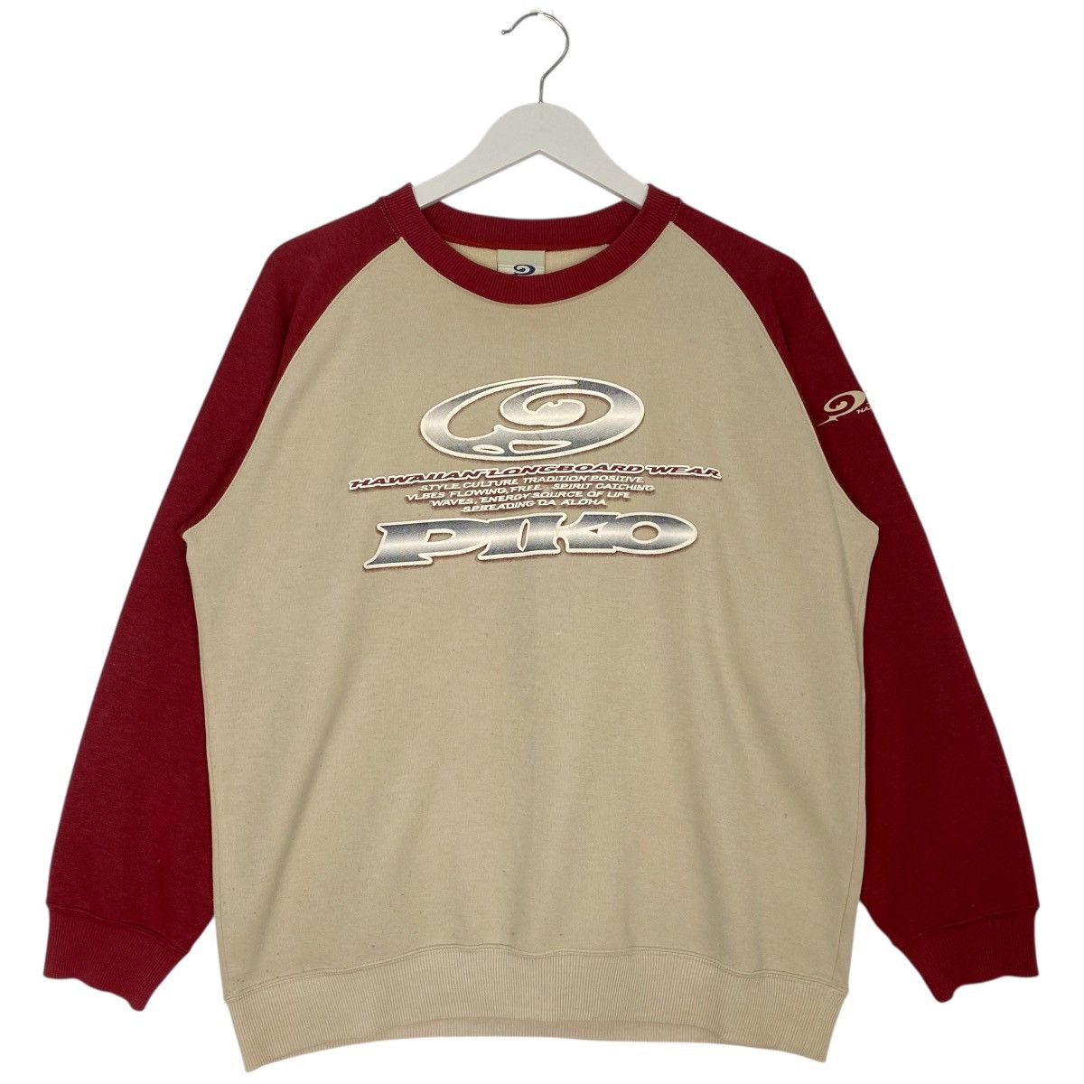 Vintage Vintage Piko Hawaiian Sweatshirt Crewneck Brown Size M Size US M / EU 48-50 / 2 - 1 Thumbnail