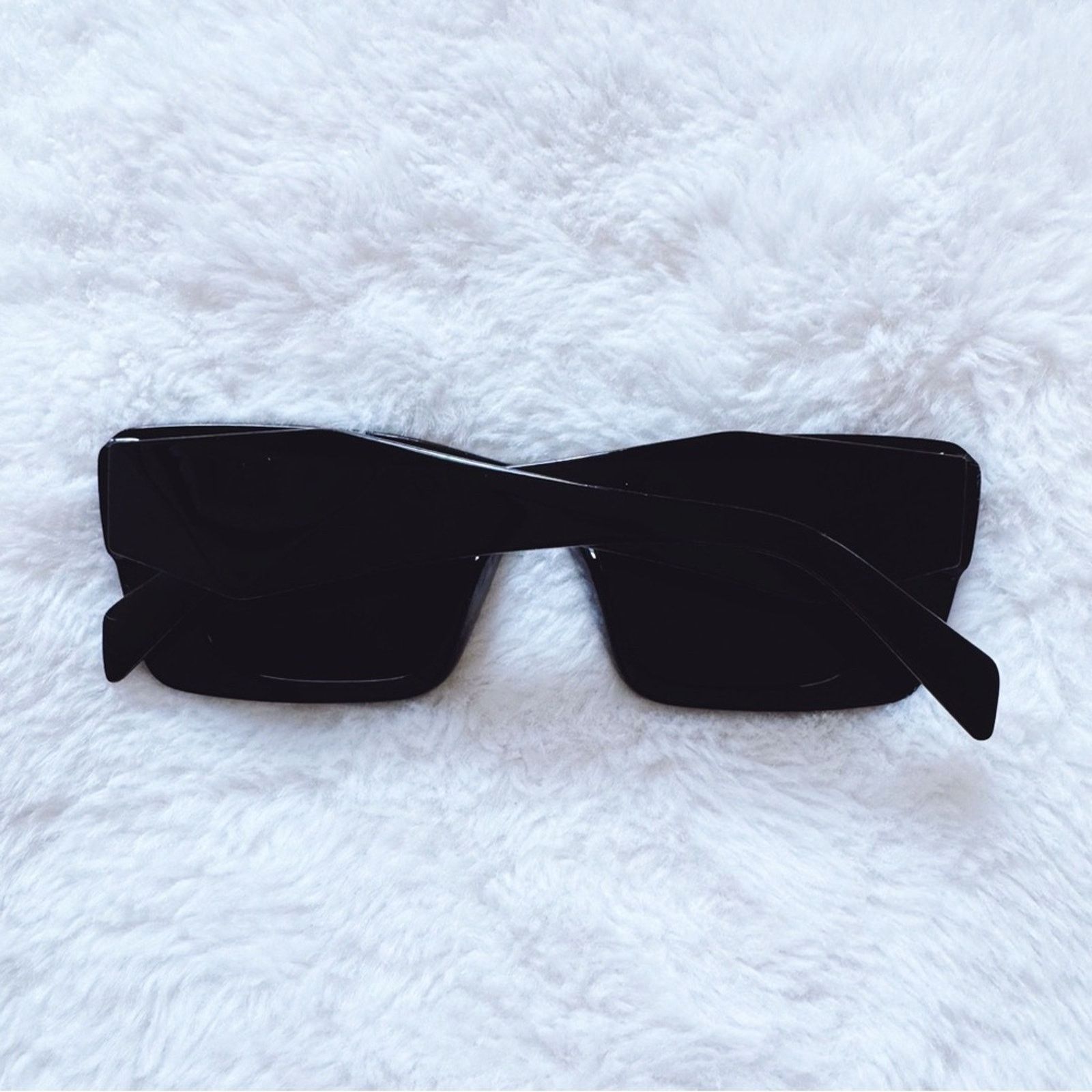 Other Lily Black Rectangular Sunglasses Size ONE SIZE - 9 Thumbnail