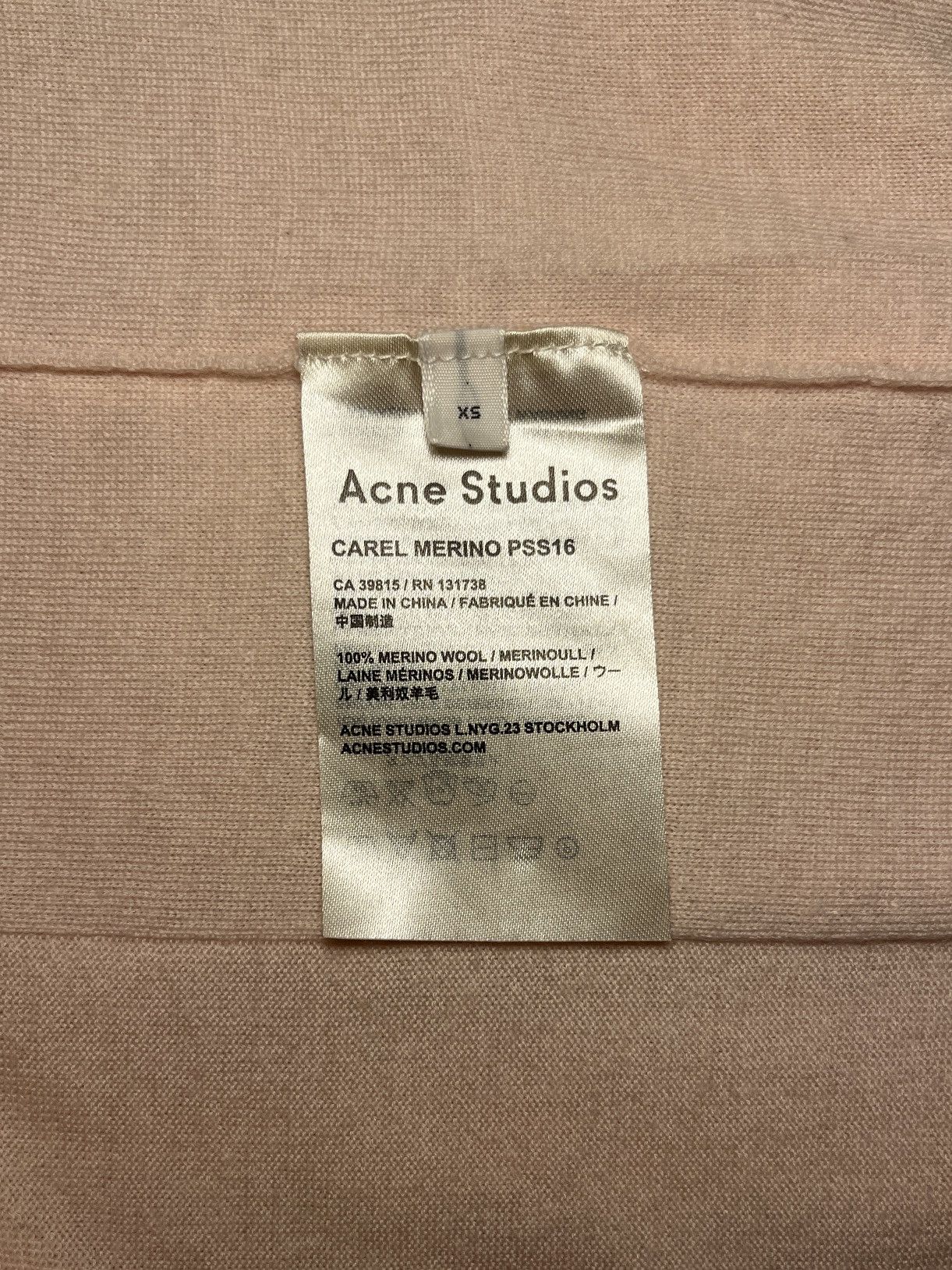 Acne Studios Acne Studios Carmel Merino crewneck sweater Size XS / US 0-2 / IT 36-38 - 3 Thumbnail