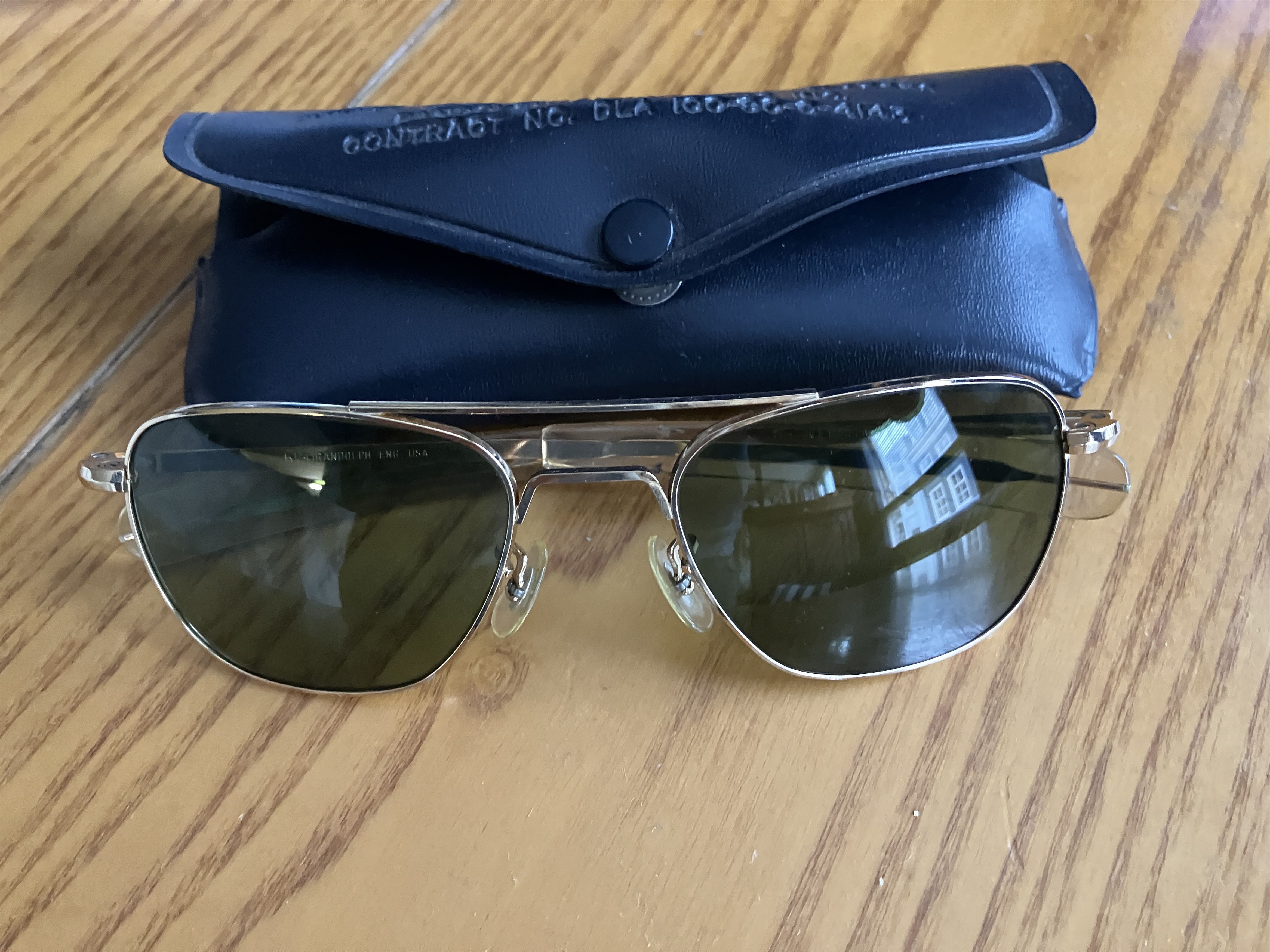 image of Randolph Engineering Vintage Aviator in Gold, Men's