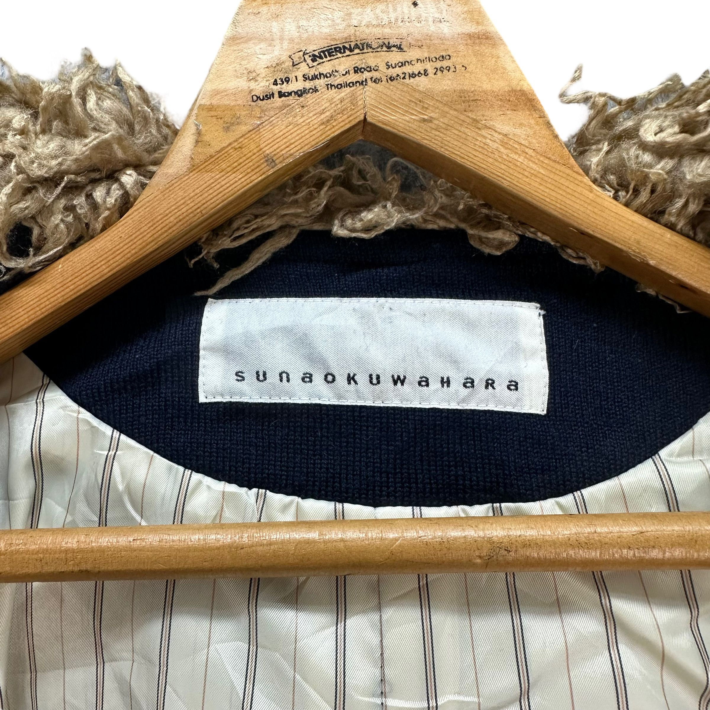 Sunao Kuwahara SUNAO KUWAHARA FUR HOODIE WOOL JACKET #7782-172 Size M / US 6-8 / IT 42-44 - 7 Thumbnail
