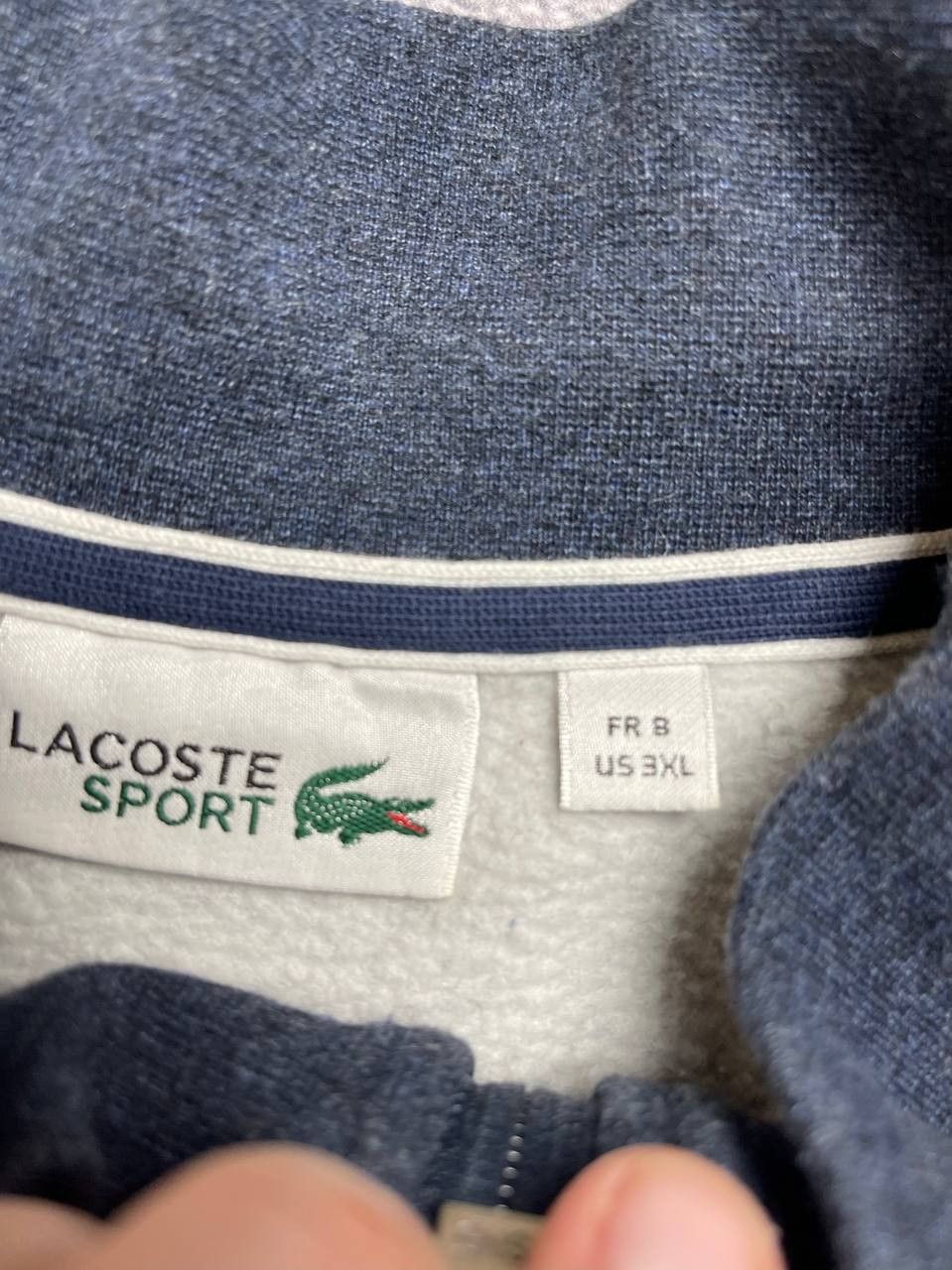Lacoste Lacoste casual zip sweatshirt Size US L / EU 52-54 / 3 - 4 Thumbnail