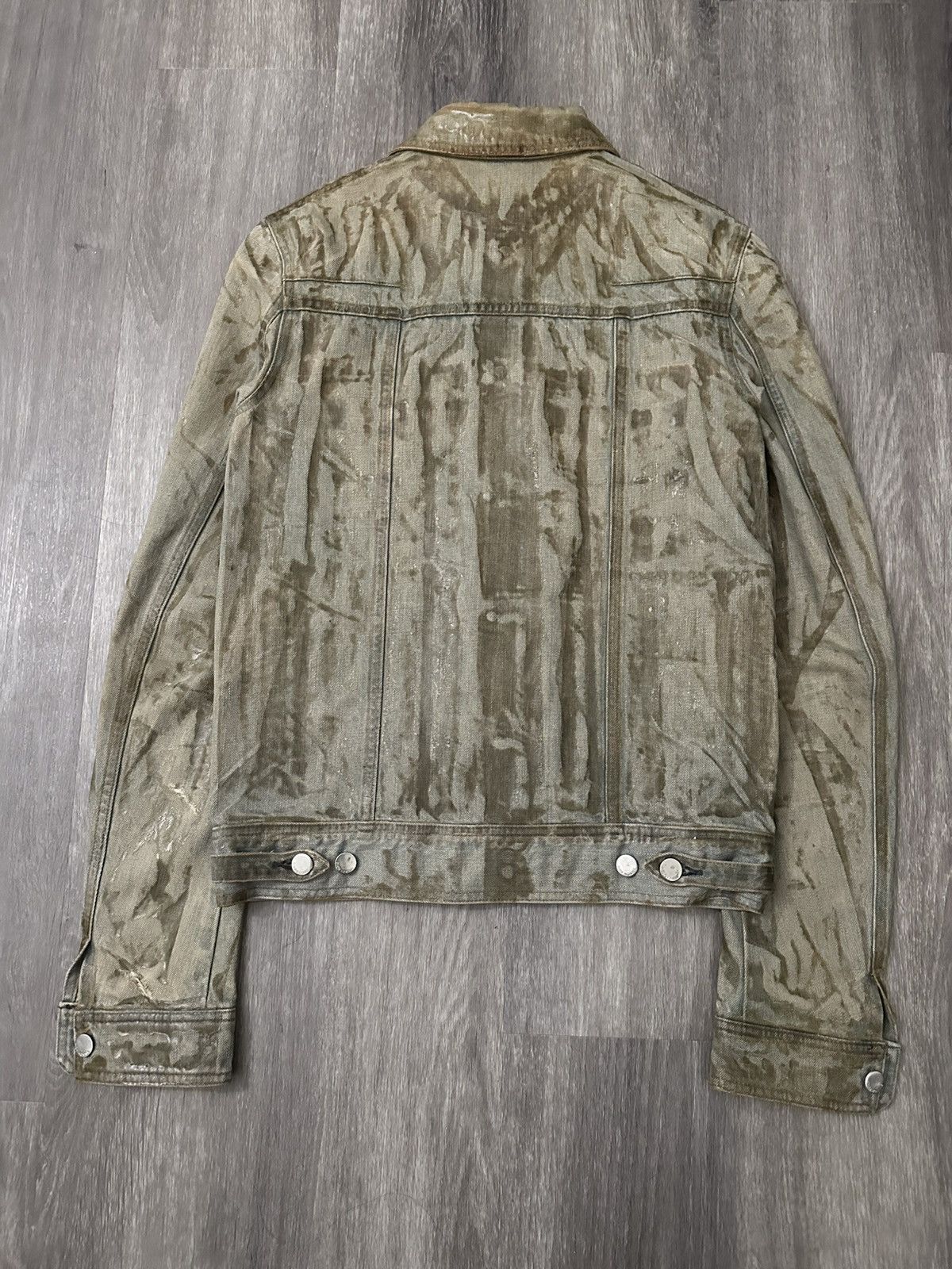 SS04 Dior Bleu Claire Waxed Denim Jacket