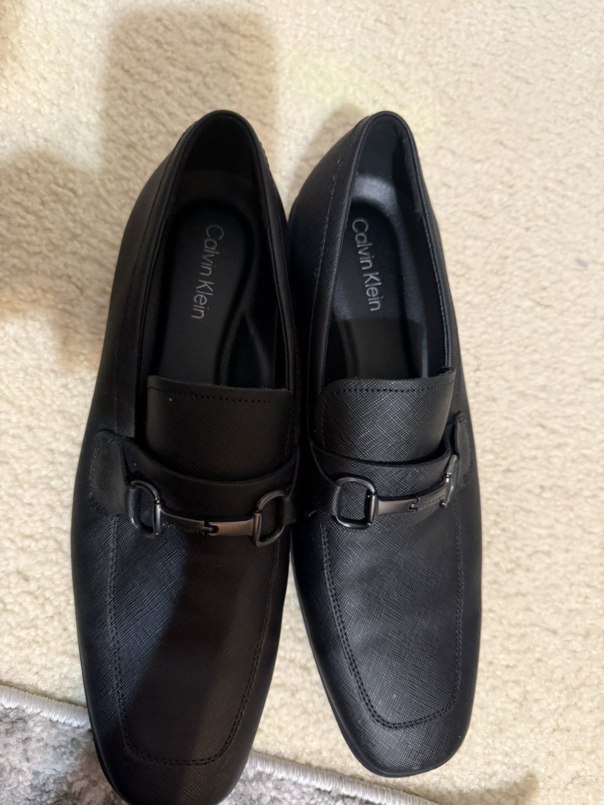 Calvin Klein Calvin Men's Malcome Slip-on Dress Shoes size 10,5 Size US 10.5 / EU 43-44 - 6 Thumbnail