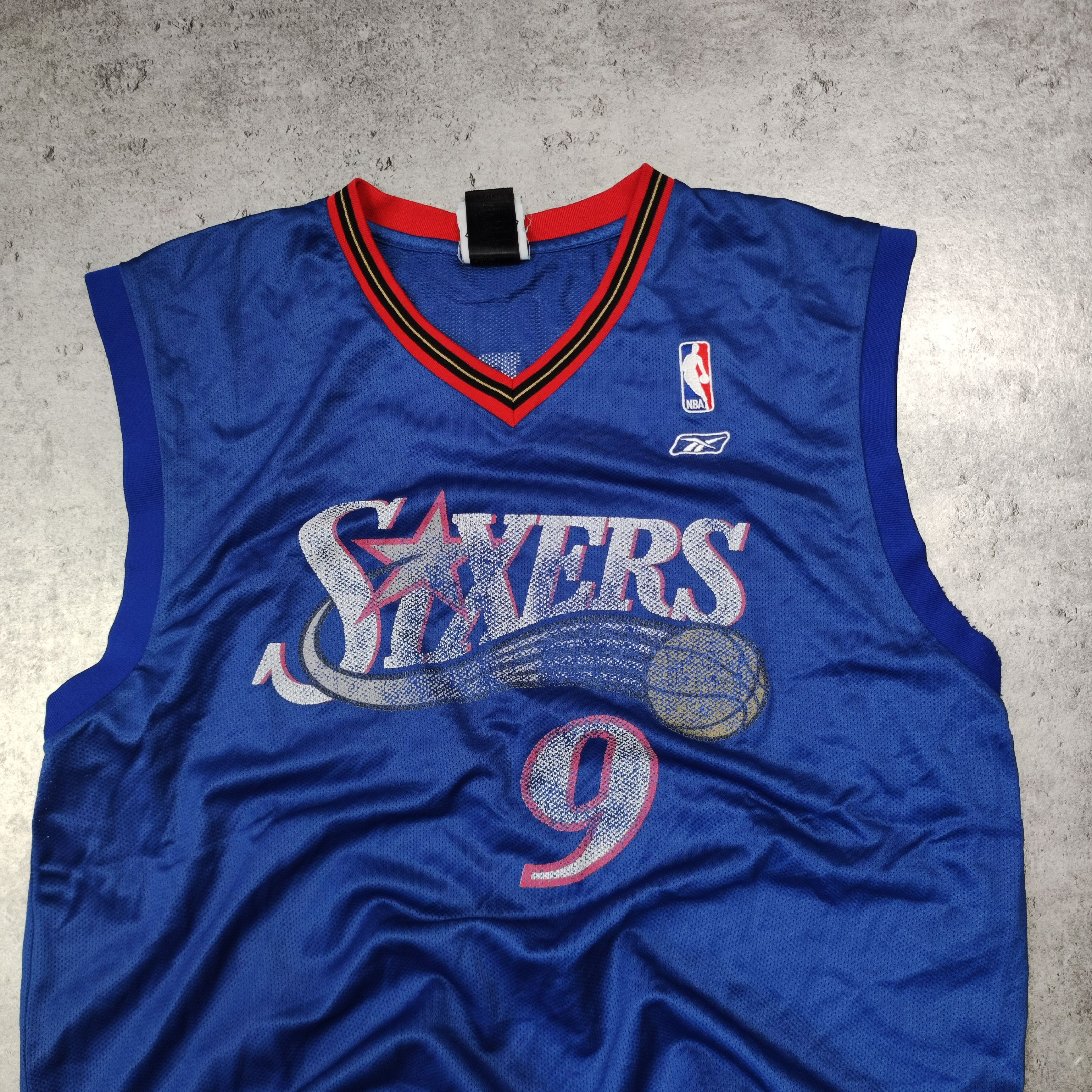 NBA × Reebok RARE Vintage NBA Basketball Sixers #9 Iguodala Jersey Size US L / EU 52-54 / 3 - 4 Thumbnail