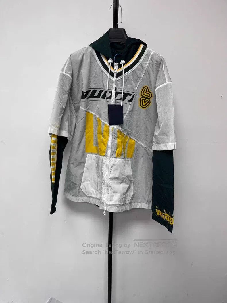 Louis Vuitton Louis Vuitton Patchwork monogrammed zip-up hooded baseball Size US M / EU 48-50 / 2 - 1 Thumbnail