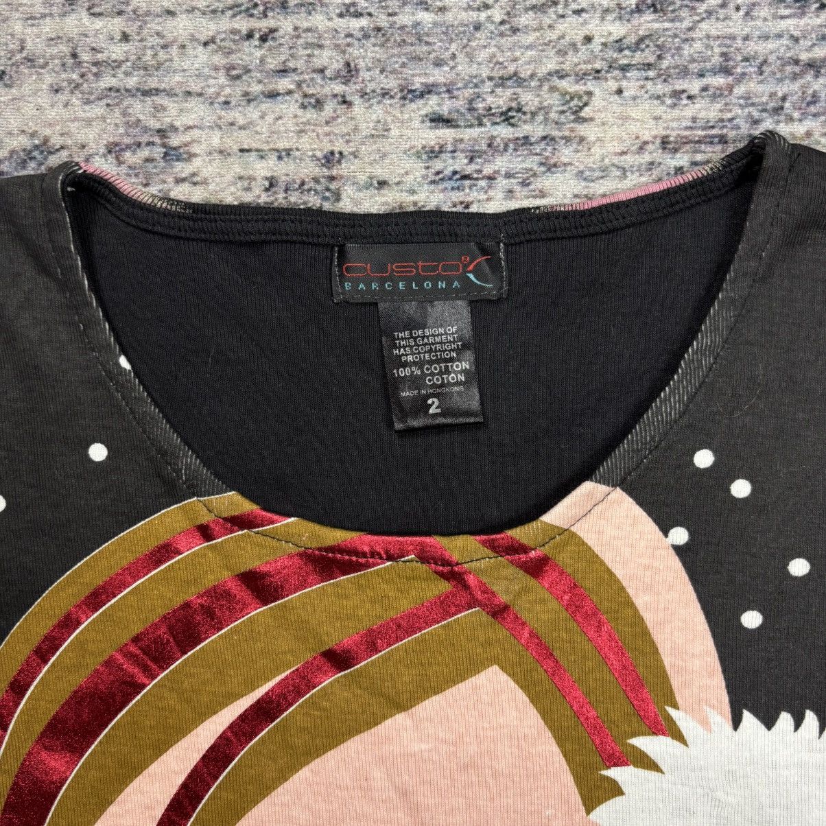 Custo Barcelona 2000s Custo Barcelona - It Girl Printed Face Top Size M / US 6-8 / IT 42-44 - 7 Thumbnail