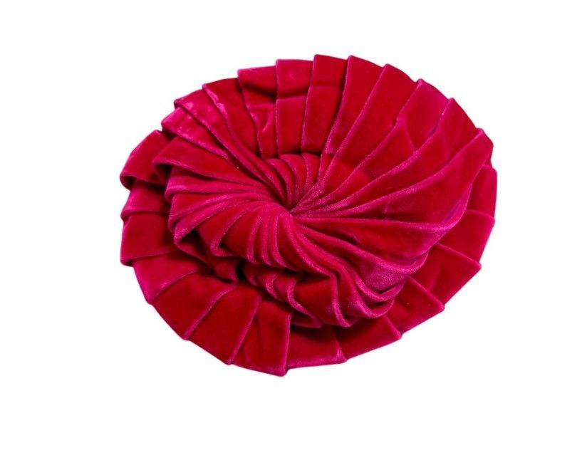 Vintage Saks Fifth Avenue Millinery Salon Velvet Swirl Hat Hats