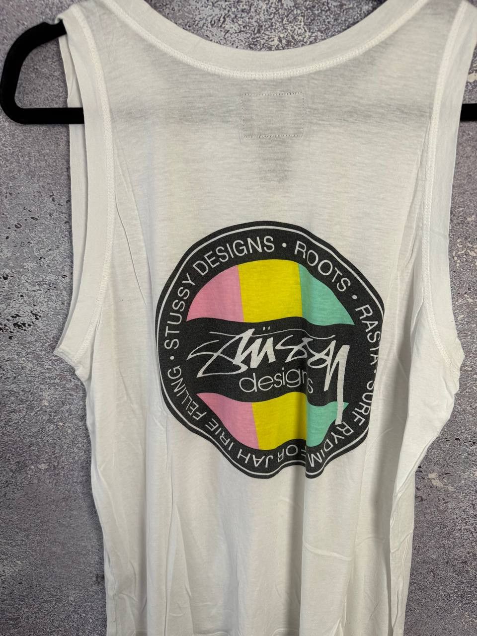 Stussy × Vintage Vintage Stussy Sleeveless Big Logo y2k Medium Size US M / EU 48-50 / 2 - 11 Thumbnail