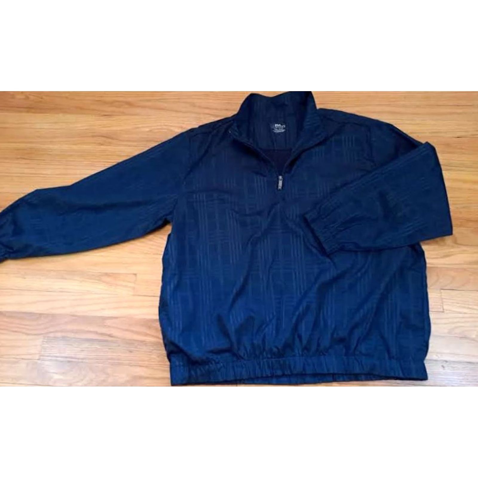 PGA Tour PGA TOUR Jacket Windbreaker 1/4 Zip Striped Nylon 2XL Men Blue Golf Size US XXL / EU 58 / 5 - 4 Thumbnail