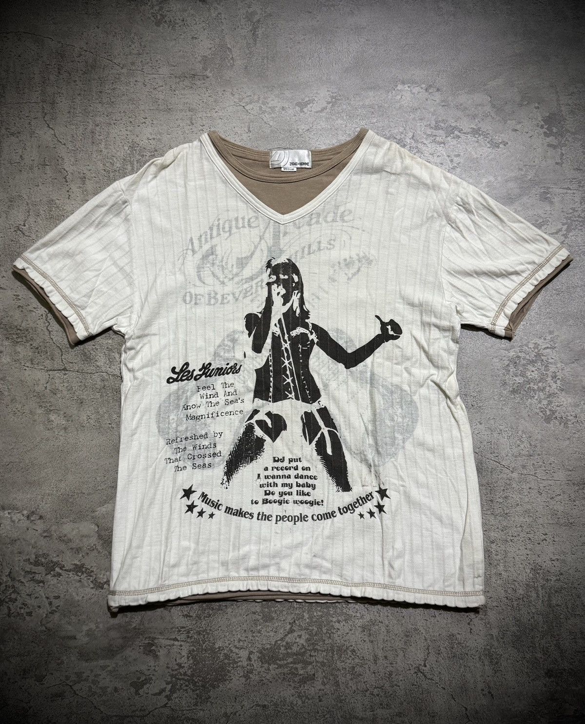 Hysteric Glamour Y2k 31040=Homme double layer ifsixwasnine poem tshirt Size US M / EU 48-50 / 2 - 1 Thumbnail