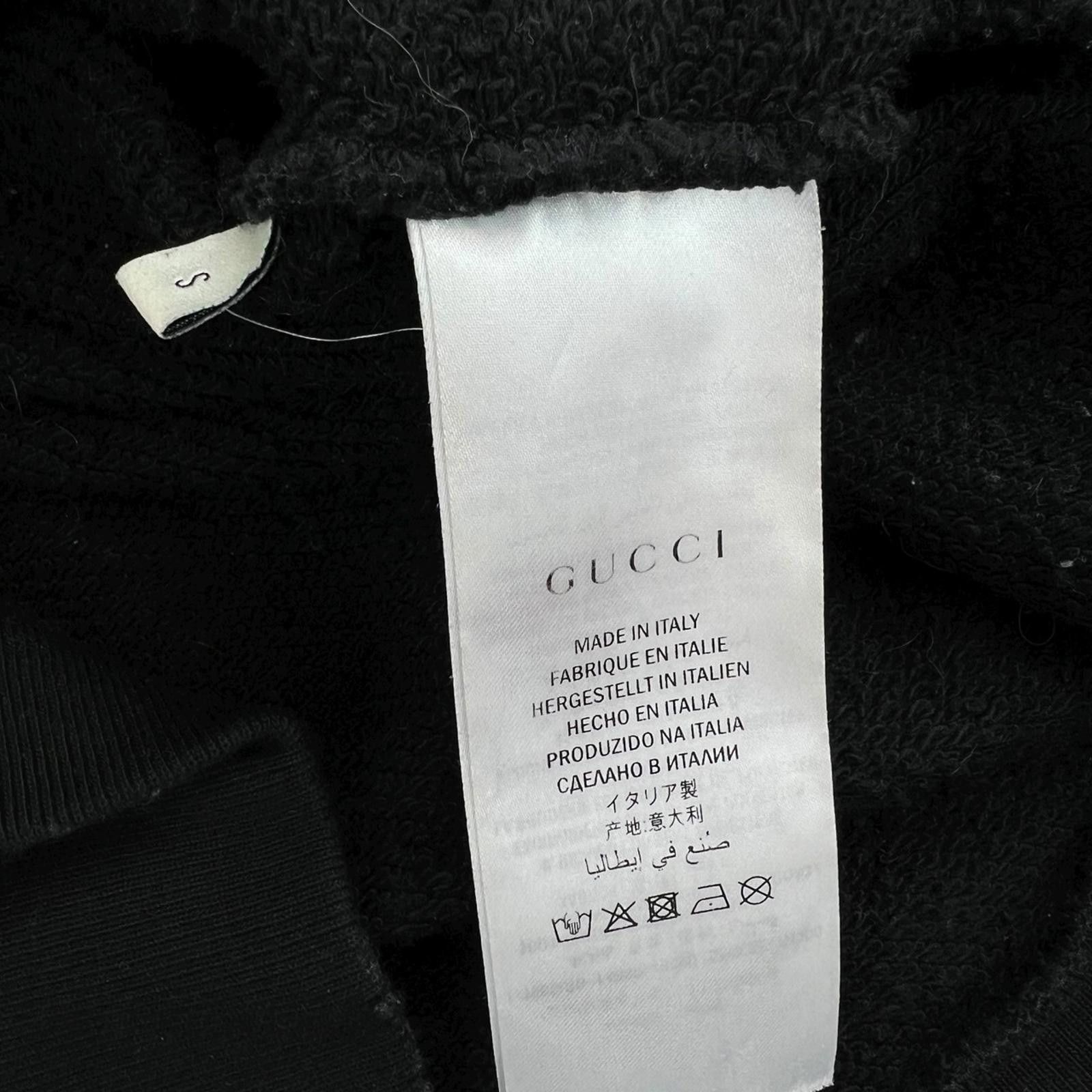 Gucci Gucci Angry Cat Applique Hoodie Size US S / EU 44-46 / 1 - 8 Thumbnail