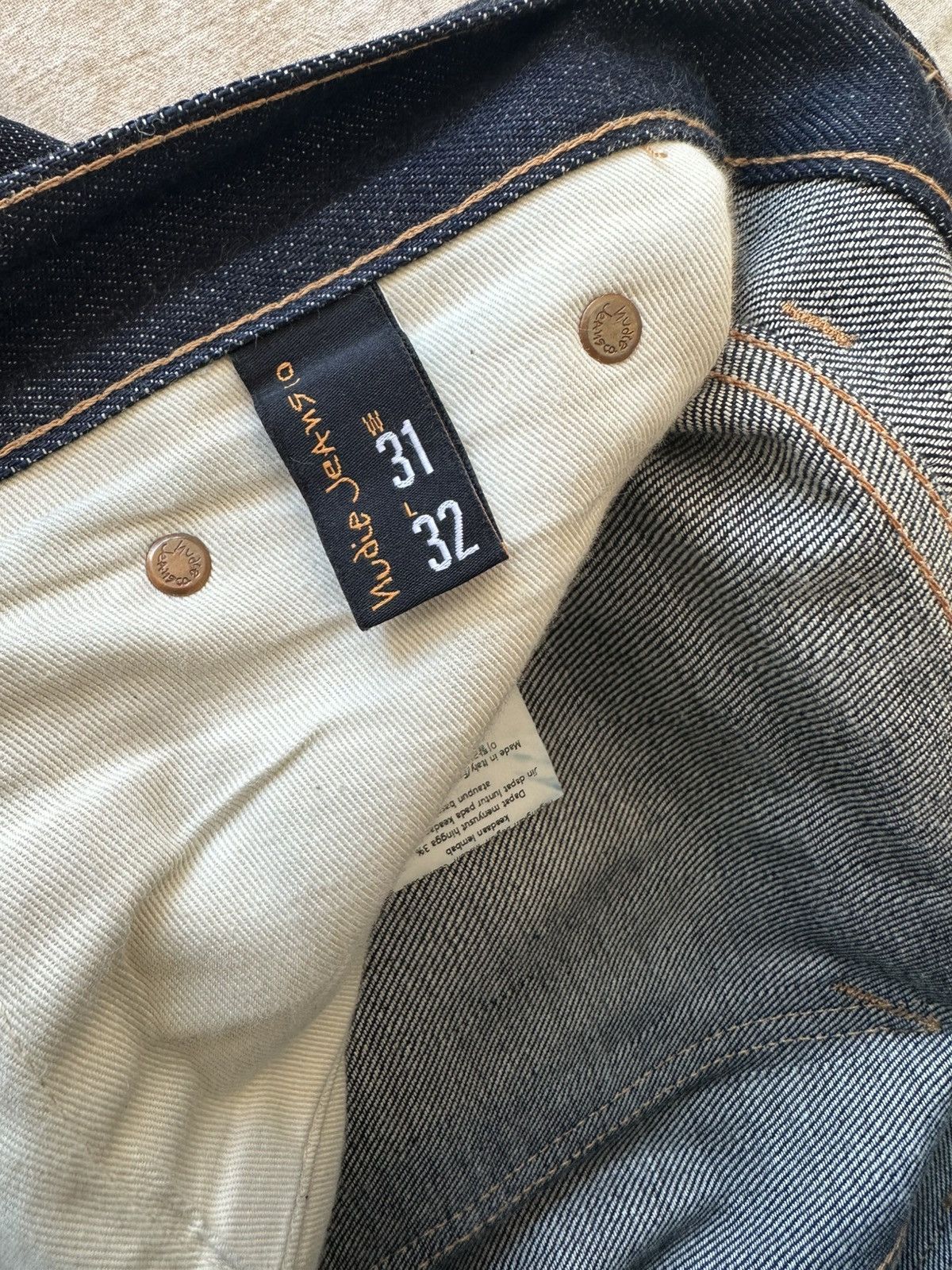 Nudie Jeans Nudie Jeans Steady Eddie II Dry Ace Selvage 31 x 32 Size US 31 - 5 Thumbnail