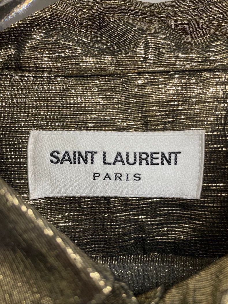 Yves Saint Laurent YSL Golden Long Sleeve Shirt Size 38- Size US M / EU 48-50 / 2 - 5 Thumbnail