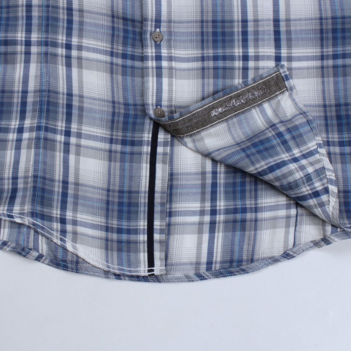 Calvin Klein × Designer CKJ Calvin Klein Jeans Lightweight Long Sleeve Plaid Shirt Size US XL / EU 56 / 4 - 7 Thumbnail