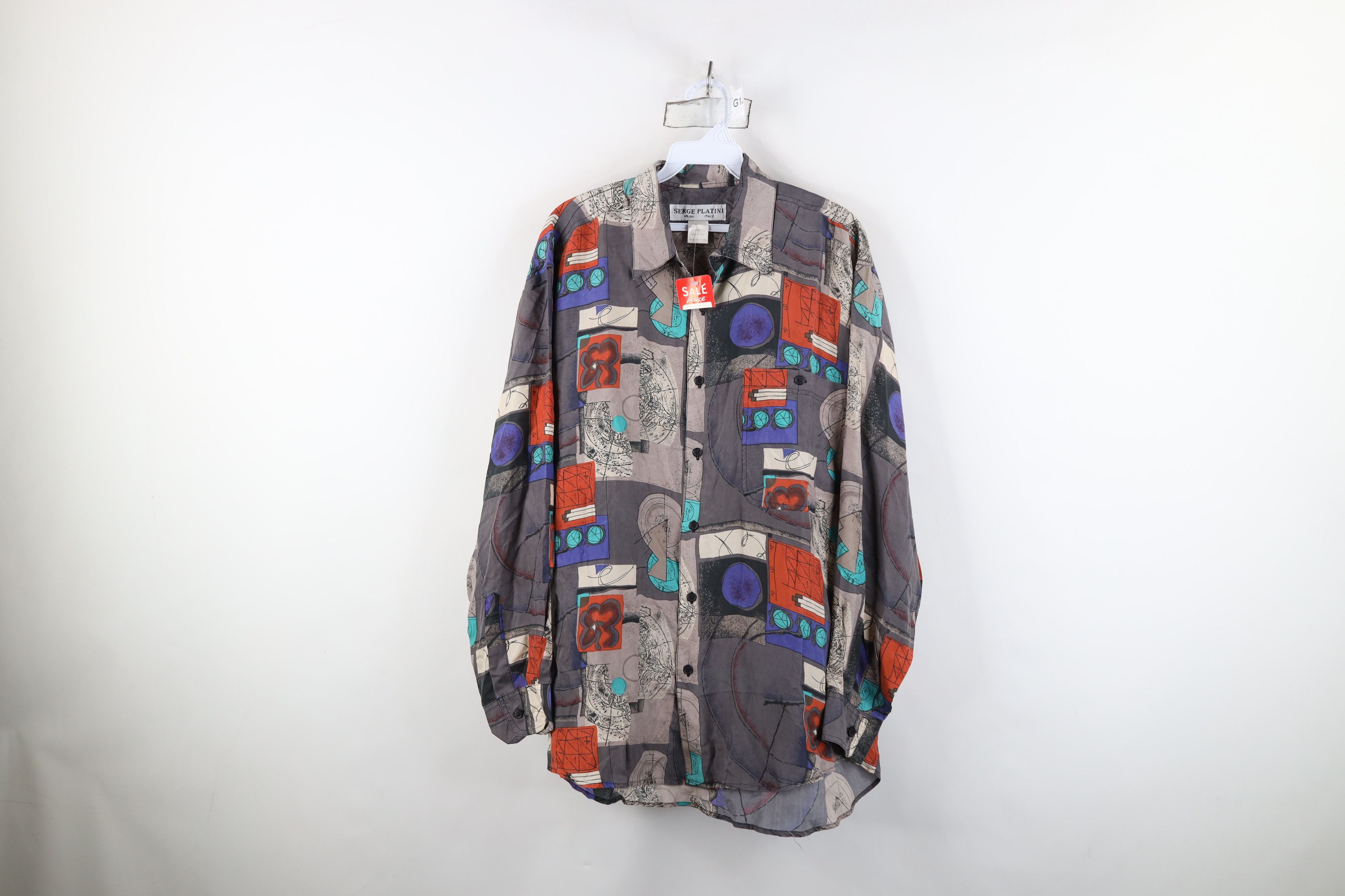 Vintage Deadstock Vintage 90s Streetwear Silk Collared Button Shirt Size US M / EU 48-50 / 2 - 1 Thumbnail