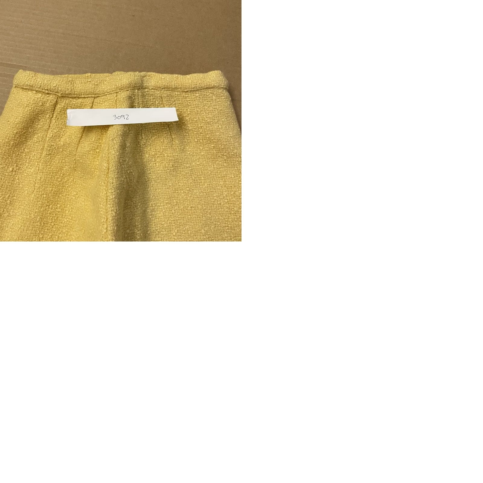 Vintage VINTAGE A-Line Skirt Womens 2XS Yellow 60s 70s 80s Zipper Hook Loop Ladies Size 24" / US 00 / IT 34 - 9 Thumbnail