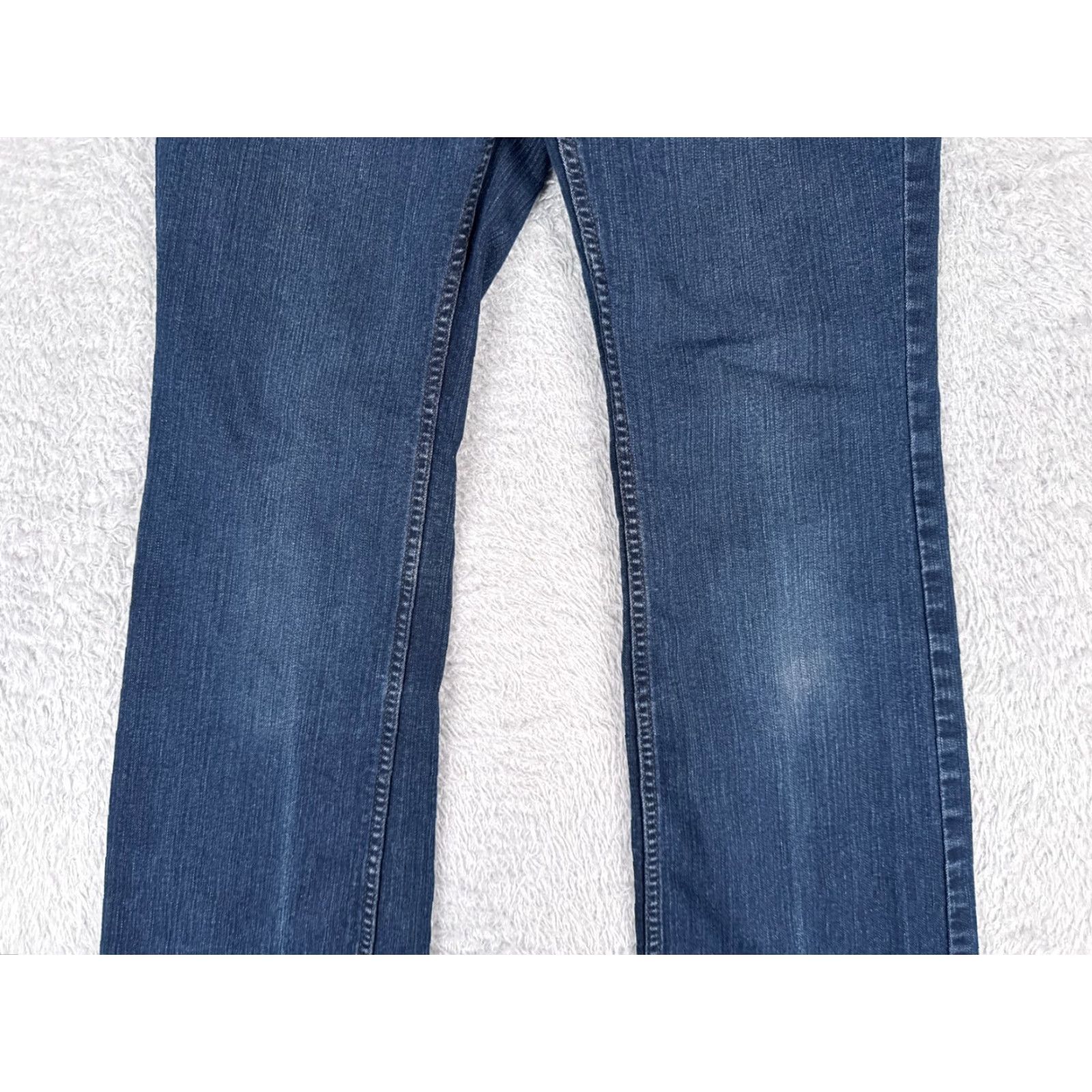 Liz Claiborne Liz Claiborne Jeans Women 6 Blue Denim Bootcut 31x31 Classic Comfortable Stretch Slimming 5-Pocket Fall Spring Summer Womens Size 28" / US 6 / IT 42 - 3 Thumbnail
