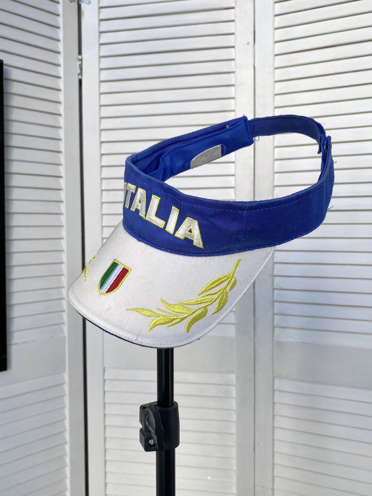 Vintage Vintage ITALIA Yacht Visor Hat Cap Golf Size ONE SIZE - 5 Thumbnail