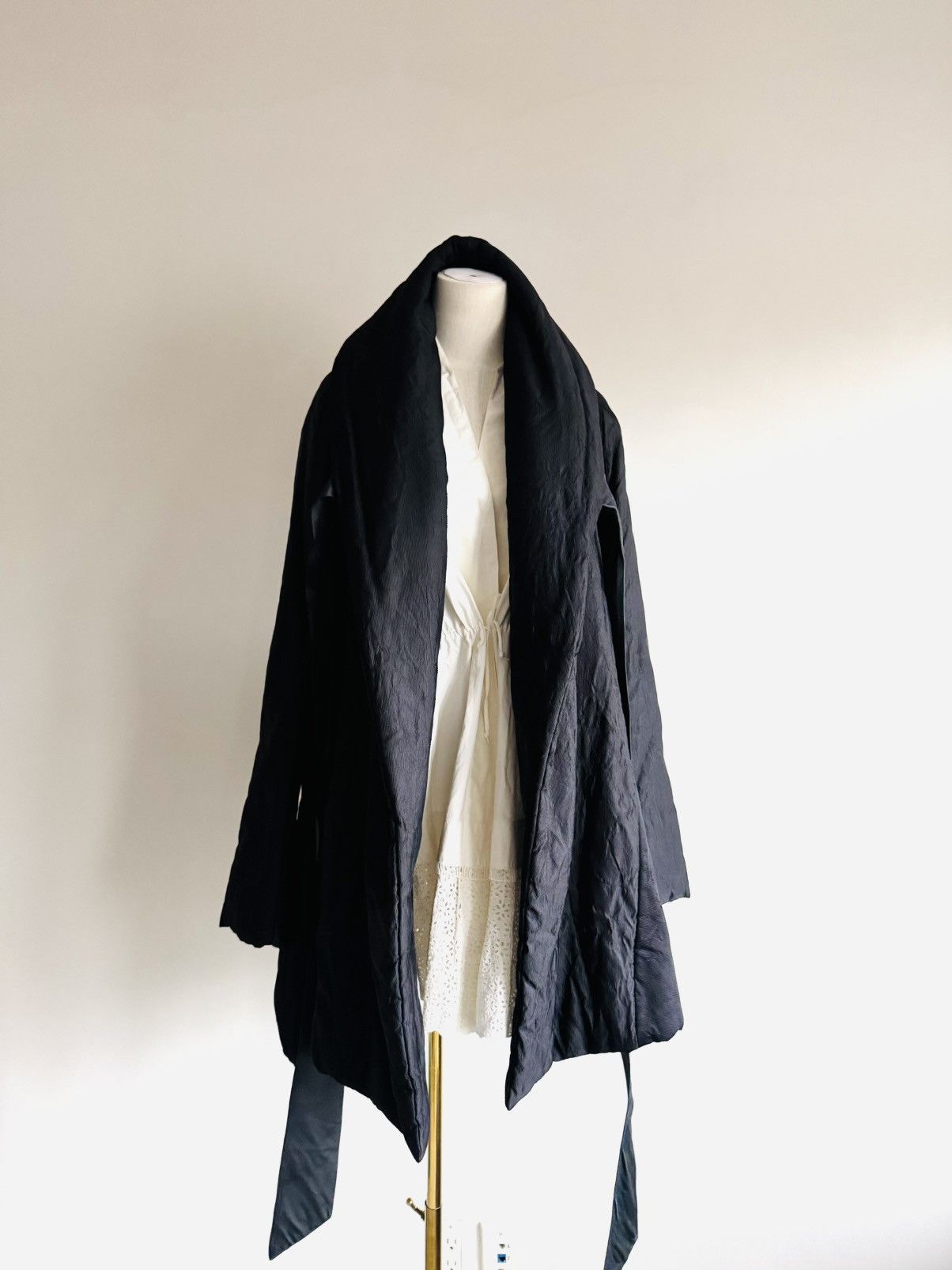 Revillon Goth Revillon by Rick Owens black puffer coat w/ tie closure Size S / US 4 / IT 40 - 3 Thumbnail