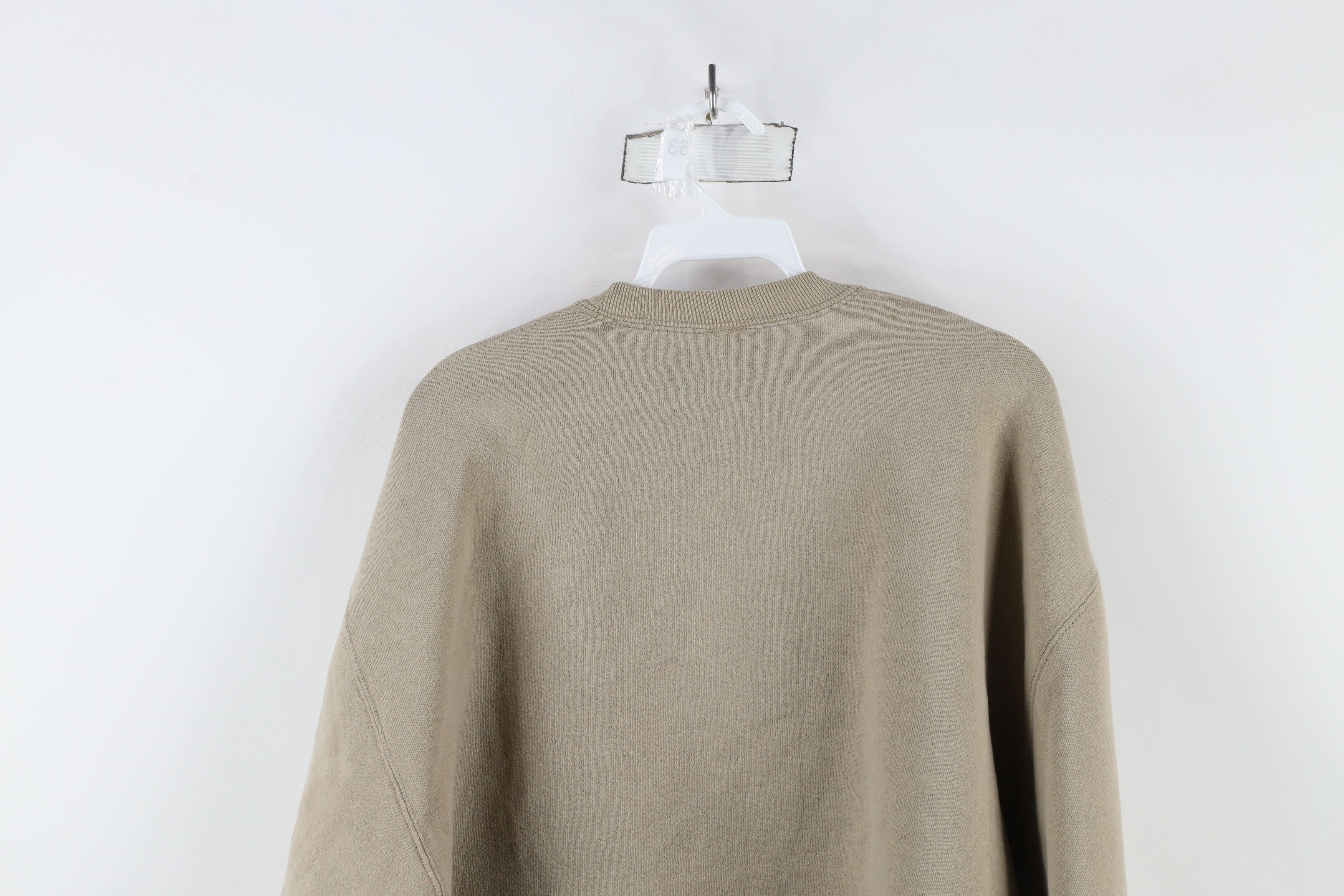 Russell Athletic × Vintage Vintage 90s Russell Athletic Blank Crewneck Sweatshirt Beige Size US XL / EU 56 / 4 - 13 Thumbnail