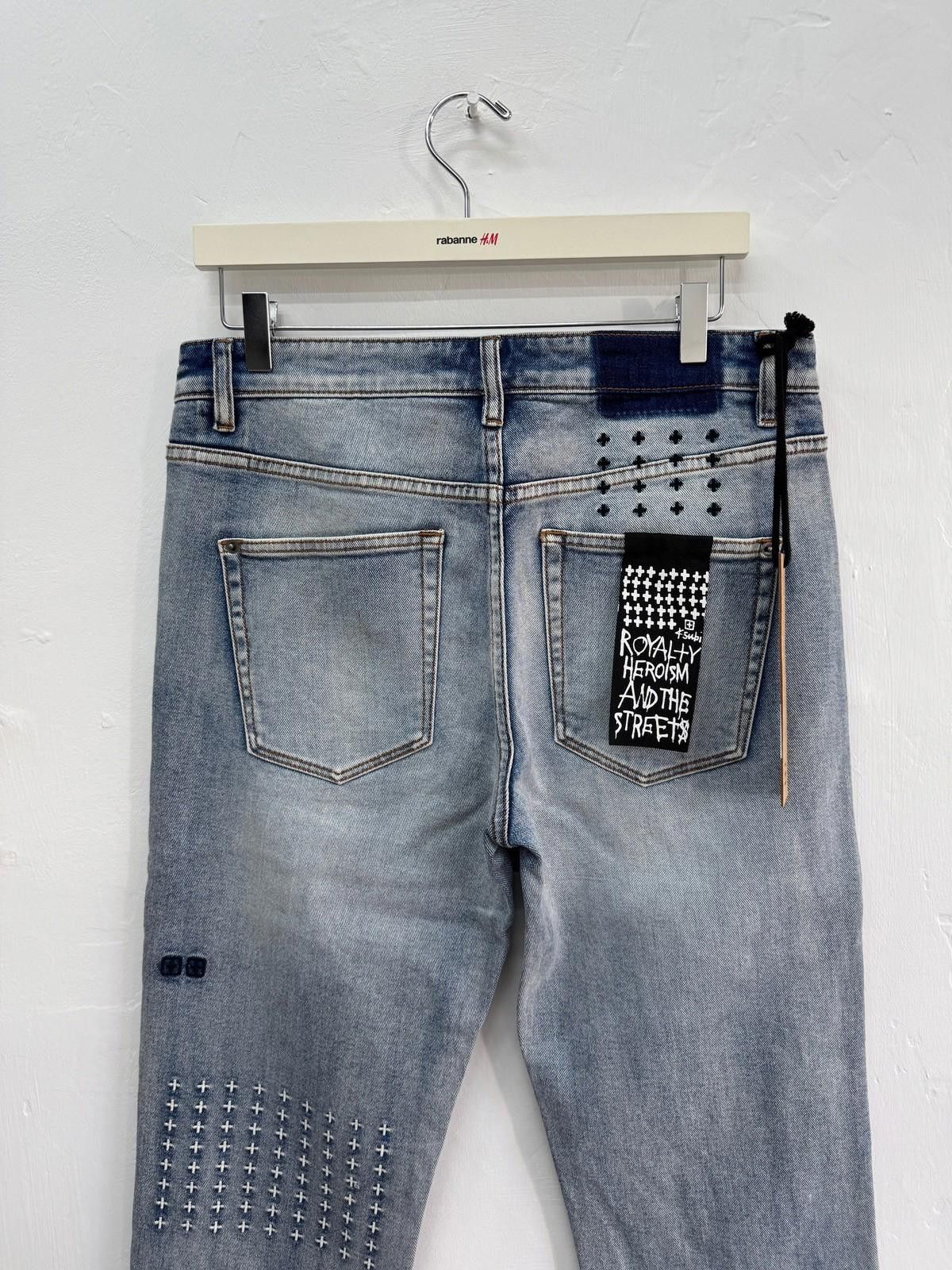 Ksubi new Ksubi mens denim jeans hazlow enjoy trashed blue 32 Size US 32 / EU 48 - 6 Thumbnail