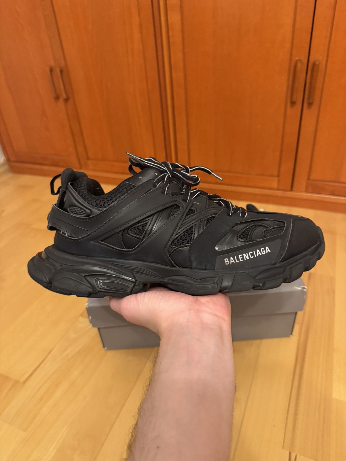 Balenciaga Balenciaga Track Triple Black Size US 11 / EU 44 - 3 Thumbnail