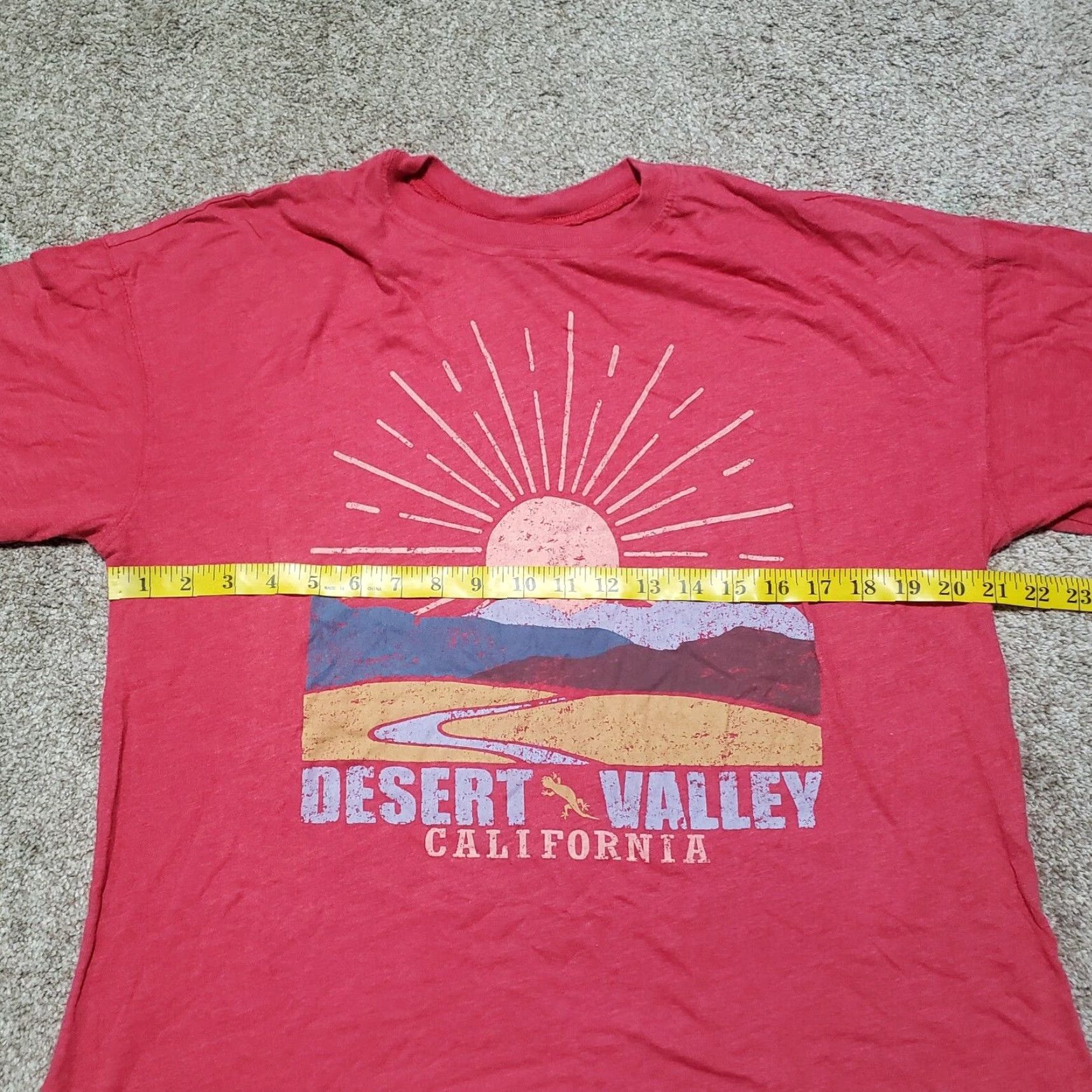 Vintage Desert Valley California Traveling Vacation Red Shirt Long Sleeve Adult S Small Shirt Red California Vintage? (No N/A) Size US S / EU 44-46 / 1 - 4 Thumbnail
