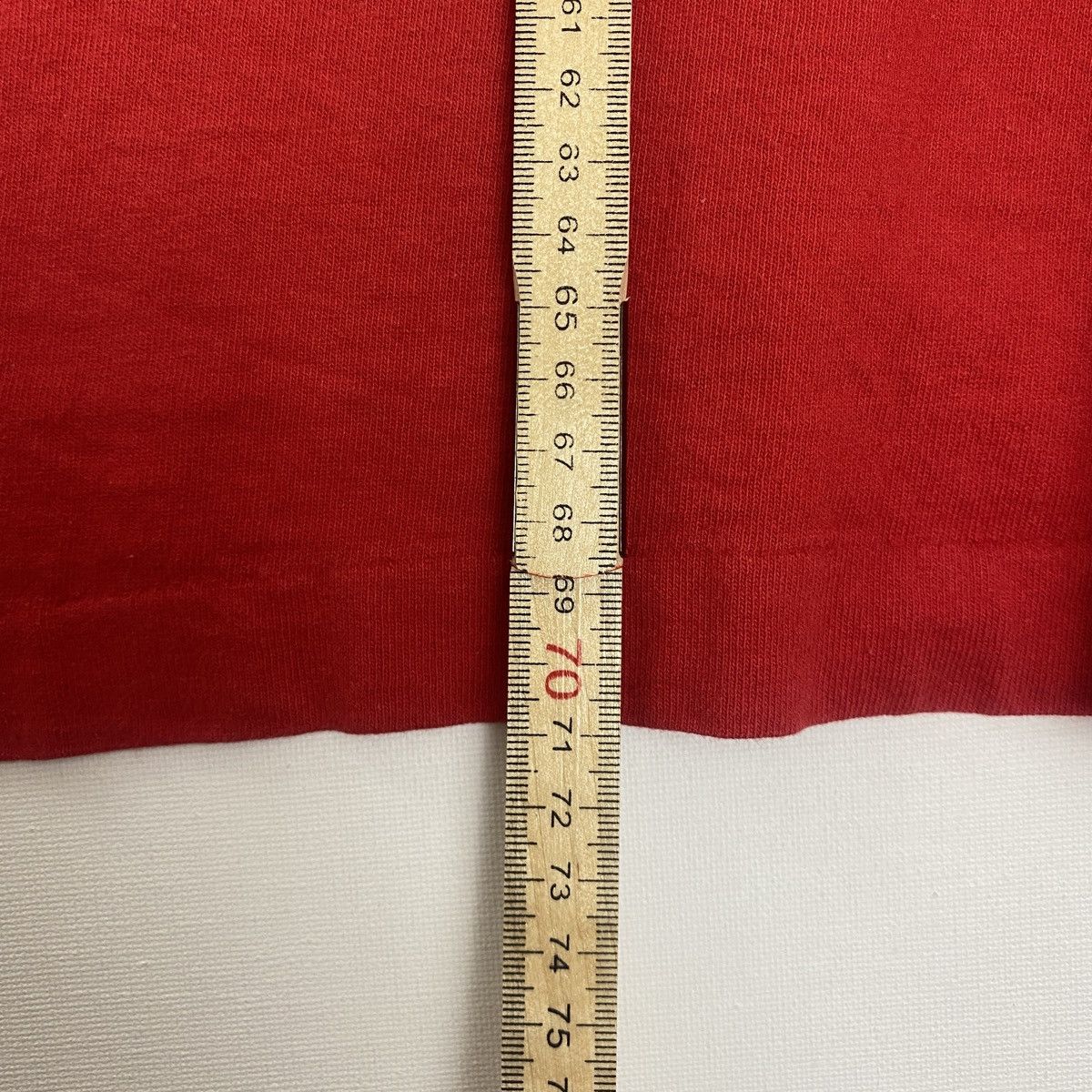 Fruit Of The Loom Rutgers University Scarlet Knights Tee XL 90s Size US XL / EU 56 / 4 - 6 Thumbnail