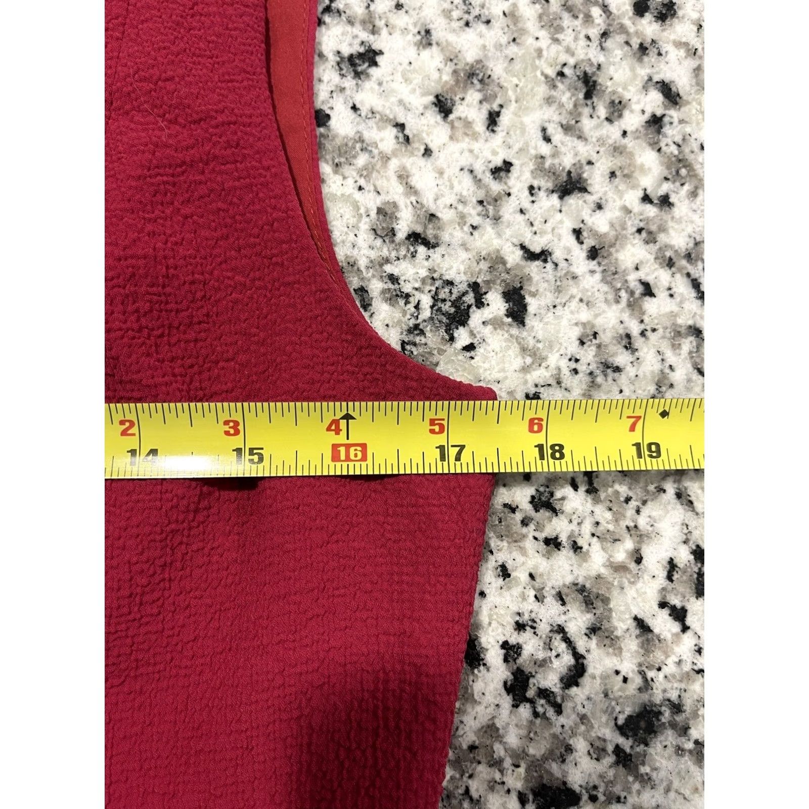 M.M.LaFleur M.M. Lafleur Jane Dress Staccato Hibiscus Dark Red Size 6 Dress Knee Length A-Line Fit & Flare Womens 6 Hibiscus Dark Red Size M / US 6-8 / IT 42-44 - 4 Thumbnail