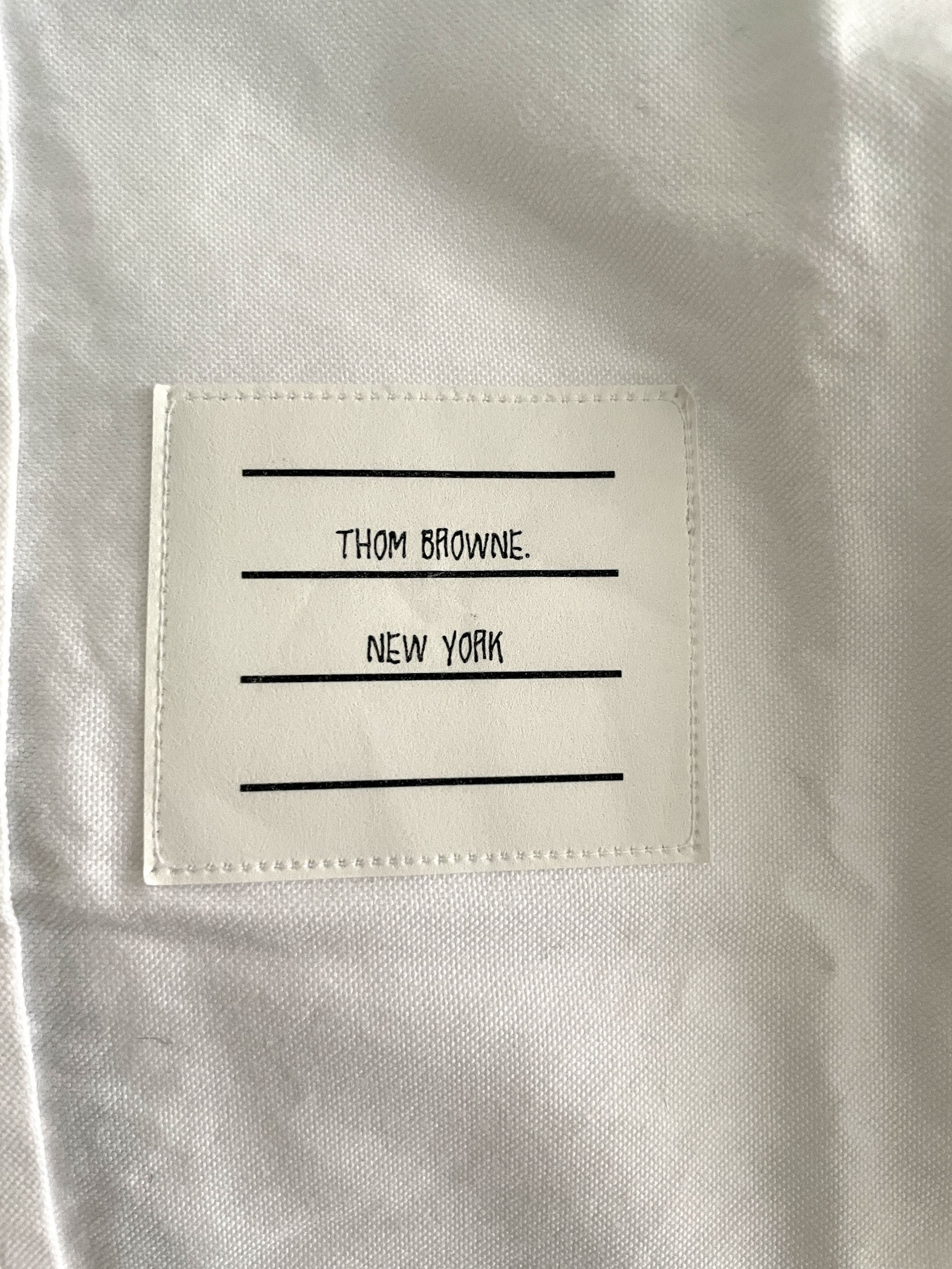 Thom Browne NWT Thom Browne Classic Oxford Shirt w/Grosgrain Placket Size US XS / EU 42 / 0 - 3 Thumbnail