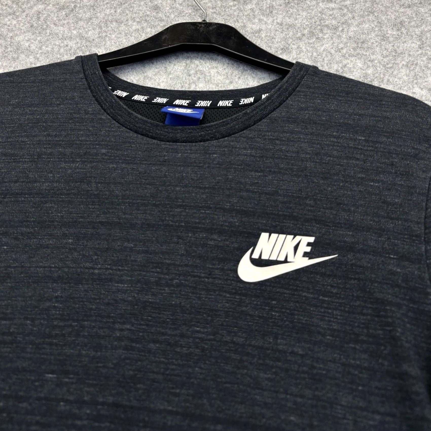 Nike Nike Advance 15 Knit Tee T Shirt S Mens Heather Black Crew Neck Shirt Size US S / EU 44-46 / 1 - 3 Thumbnail