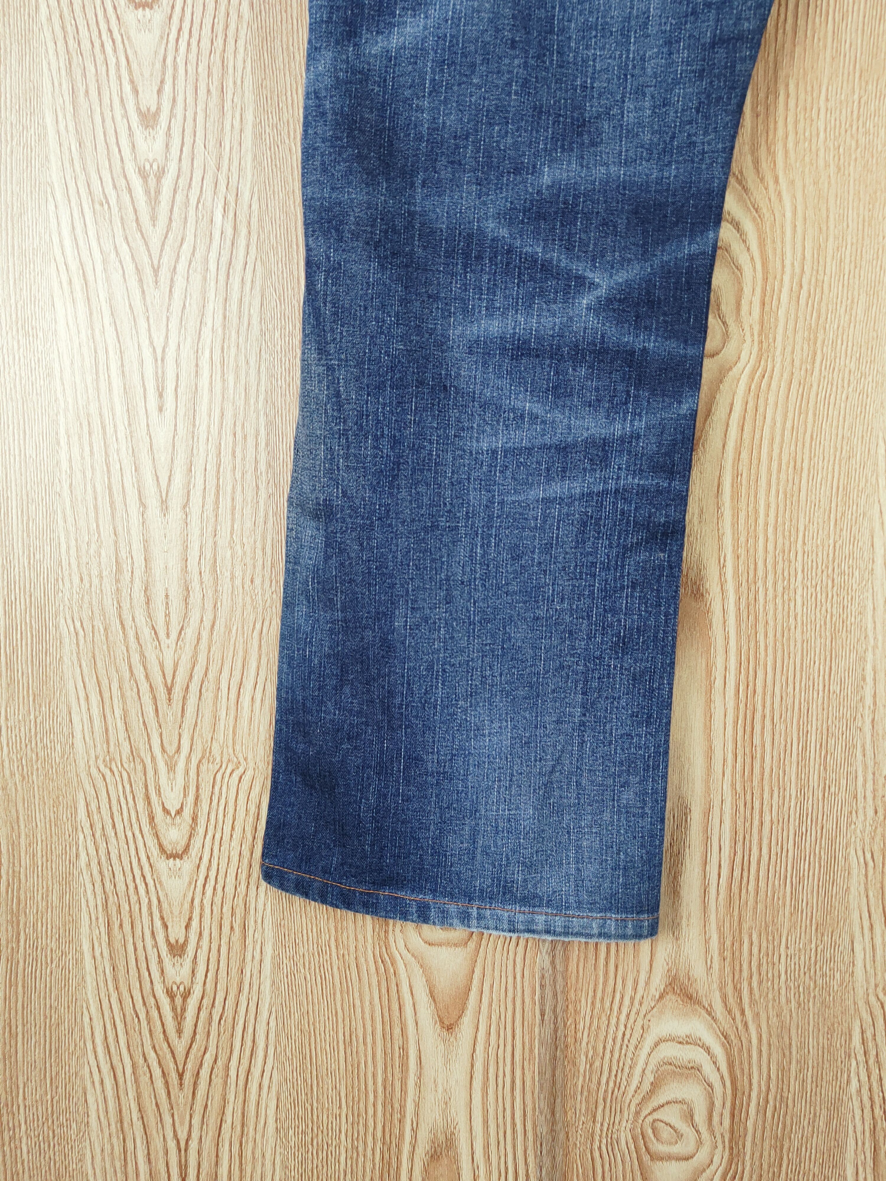 Japanese Brand Uniqlo Dark Blue Distressed Ripped Jeans #W226 Size US 32 / EU 48 - 10 Thumbnail