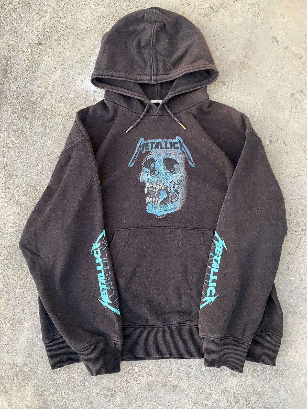 Band Tees 2000s Sun Faded Metallica Pushead Hoodie Size US L / EU 52-54 / 3 - 3 Thumbnail