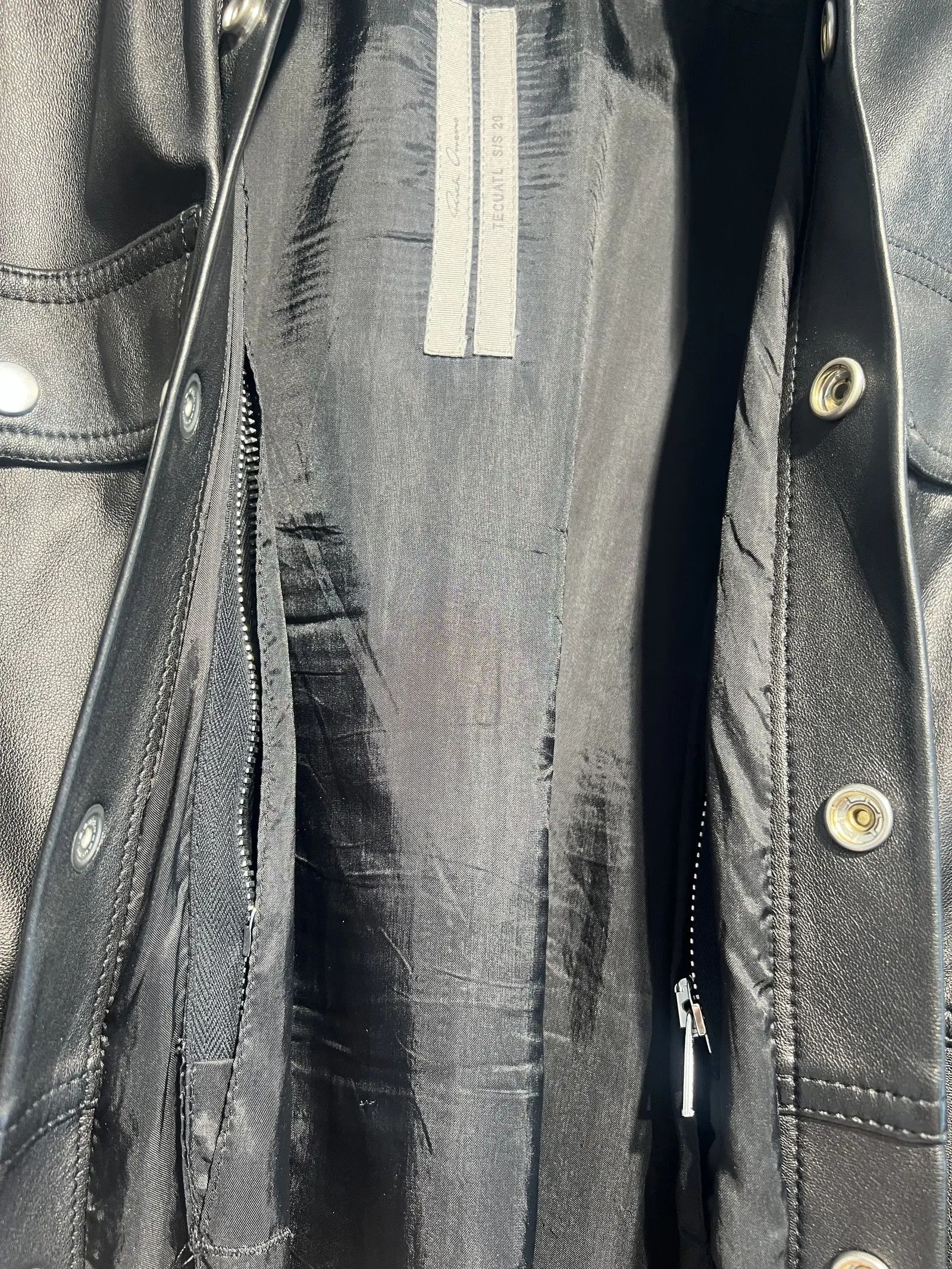 Rick Owens Rick Owens Leather Shirt Jacket Size US M / EU 48-50 / 2 - 4 Thumbnail