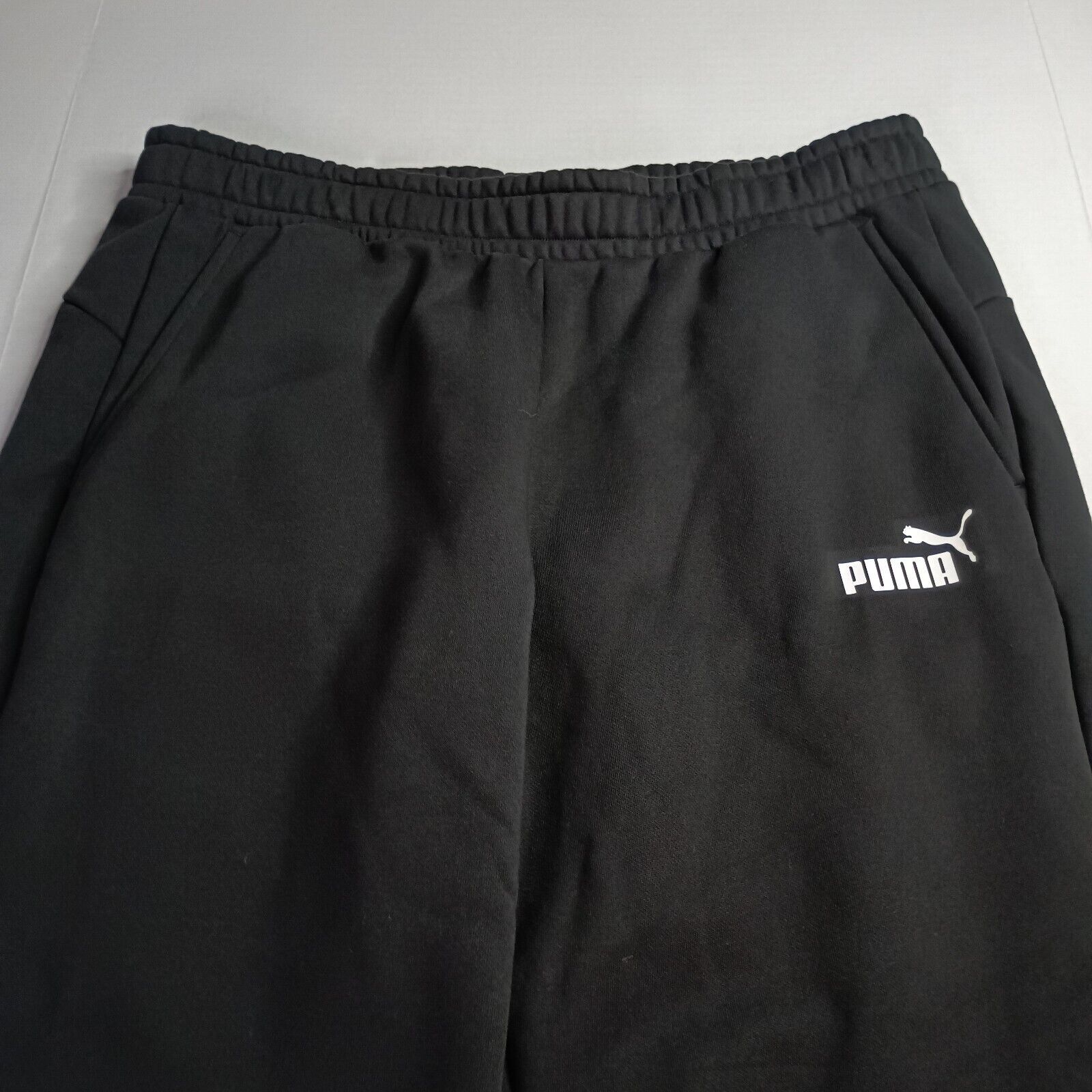 Puma Puma Sweatpants Men's XL Black Straight Leg Drawstring Size US 38 / EU 54 - 2 Thumbnail