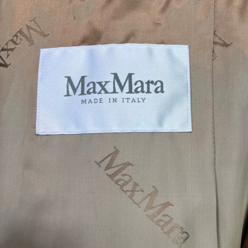 Max Mara Max Mara Brown classic camel hair cropped bathrobe coat Size S / US 4 / IT 40 - 3 Thumbnail