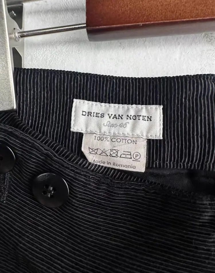 Dries Van Noten Sz 46 Dries Van Noten Button Layers Cropped Trouser Size US 30 / EU 46 - 5 Thumbnail