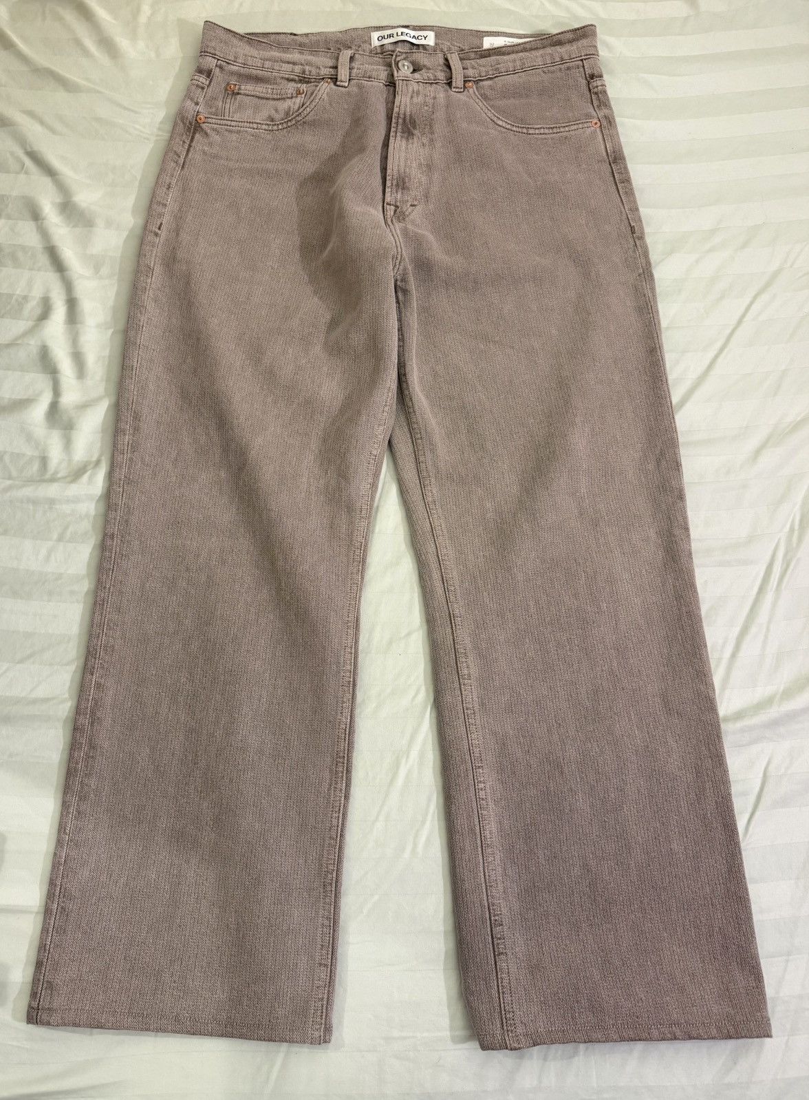 Our Legacy Our Legacy Third Cut Jeans Pink Cast Chain Twill 32 Size US 32 / EU 48 - 1 Thumbnail