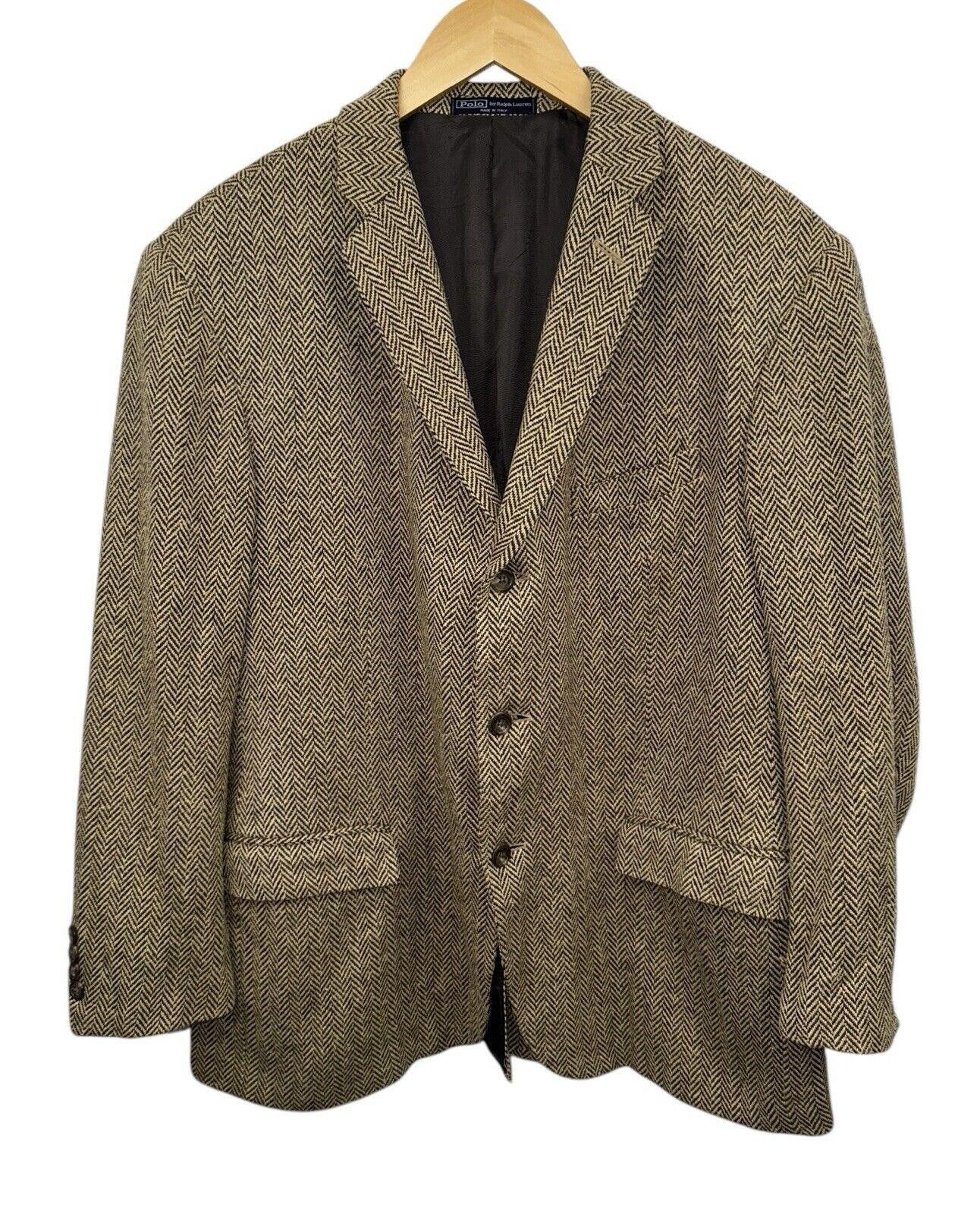 Polo Ralph Lauren Polo Ralph Lauren Congressman Silk Tweed Coat 46R MSRP $695 Size 42R - 1 Thumbnail