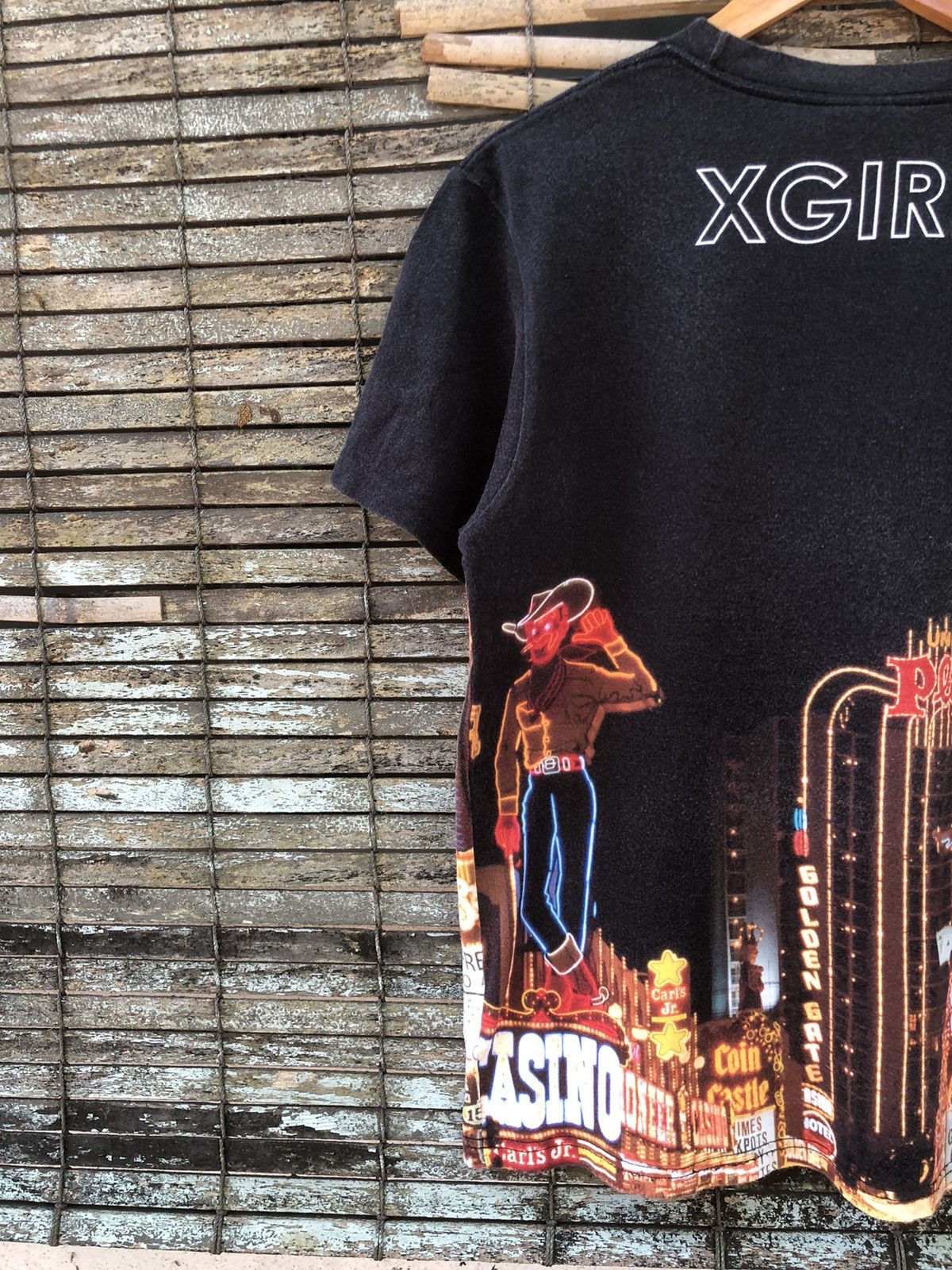 Japanese Brand × Vintage Vintage Y2K OVP Casino X-Girl Tshirt Size US M / EU 48-50 / 2 - 12 Thumbnail