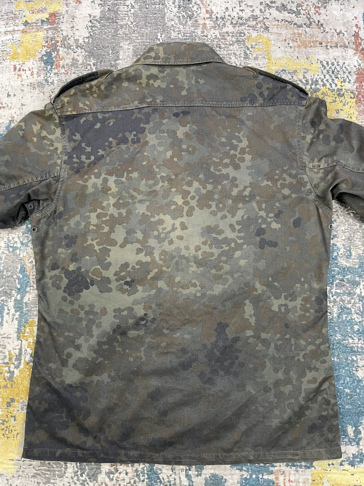 Vintage Vtg German Military Flecktarn Camouflage Field Jacket Size US S / EU 44-46 / 1 - 7 Thumbnail